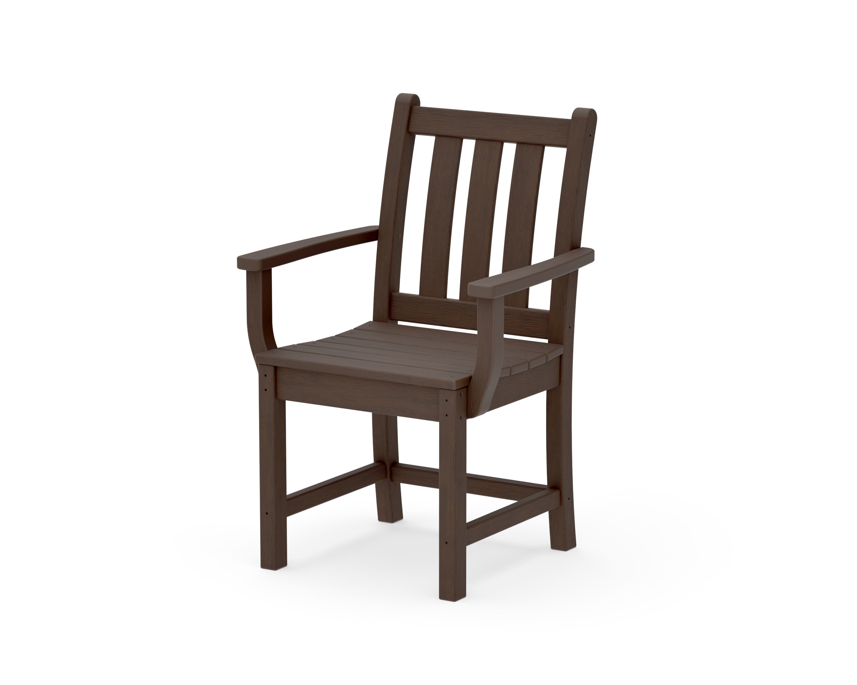 Traditional Garden Dining Arm Chair in Kona