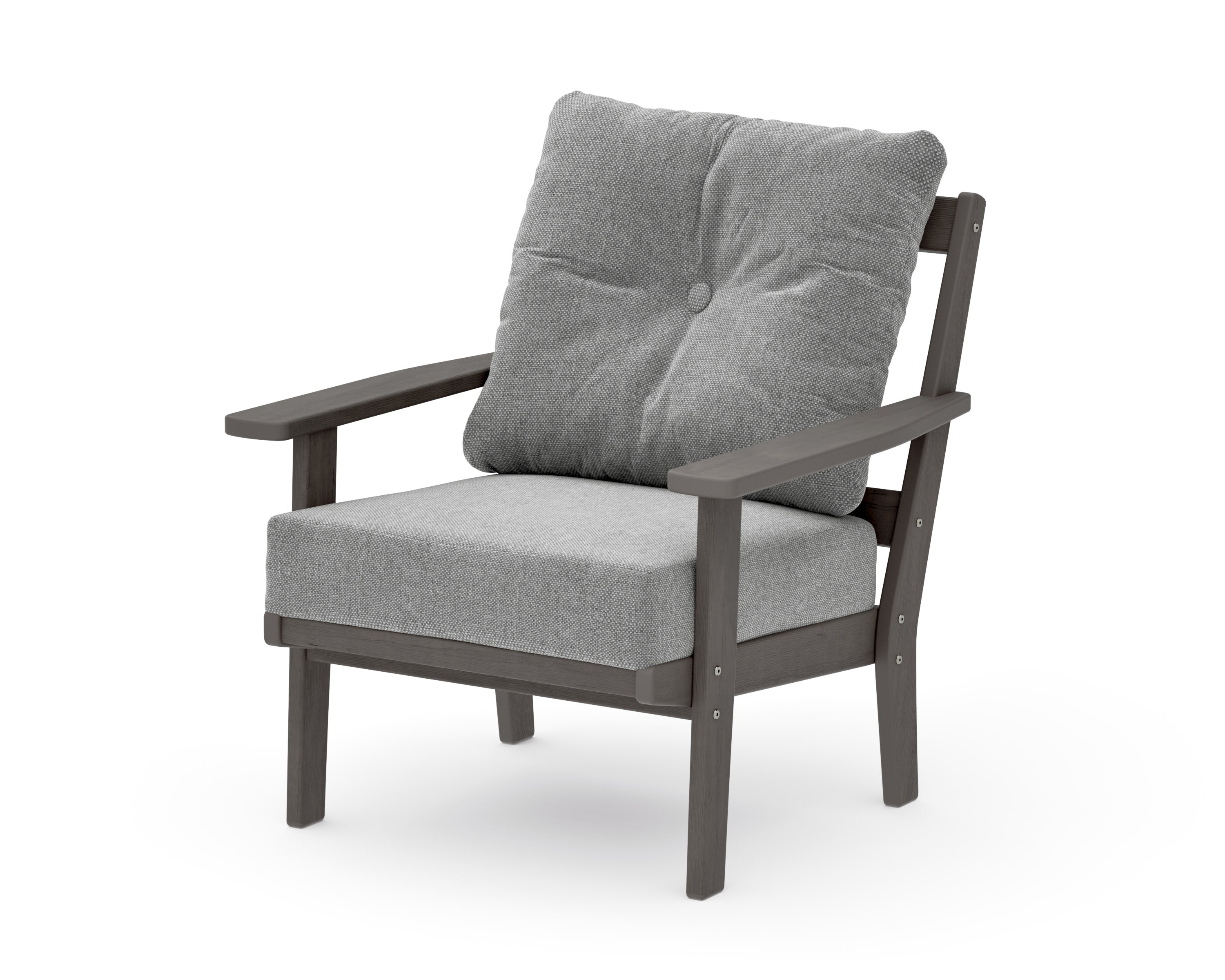 Oxford Deep Seating Chair in Driftwood / Grey Mist