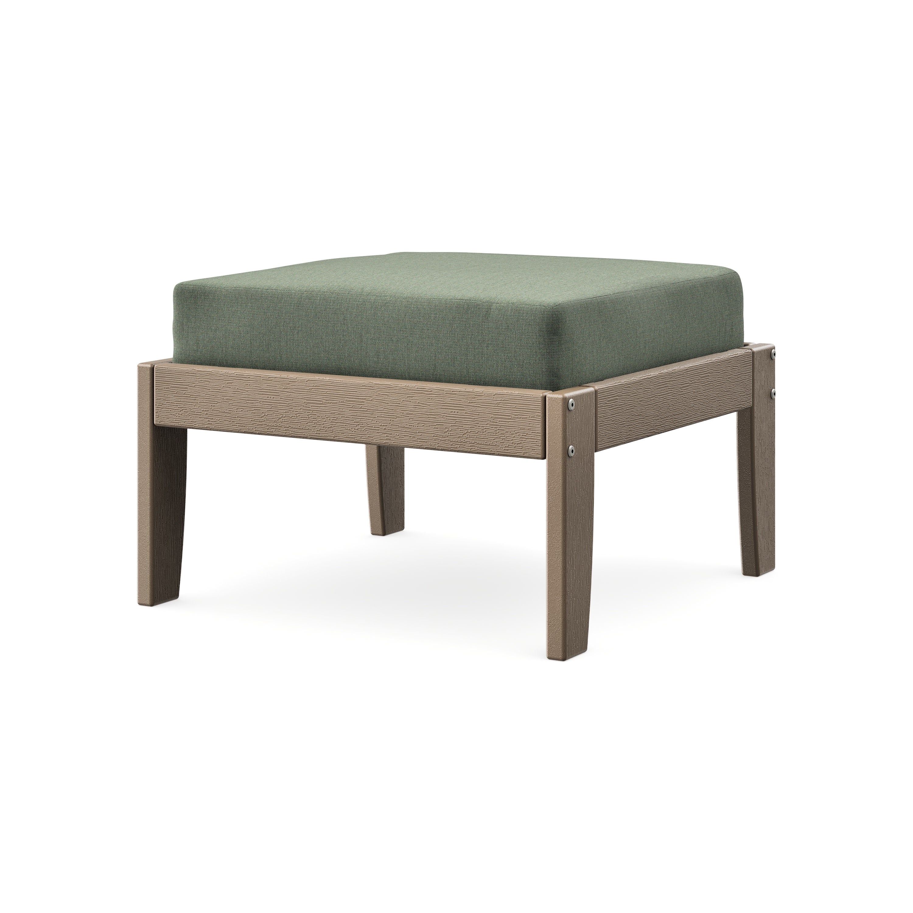 Modular Ottoman - Classic in Vintage Sahara / Cast Sage