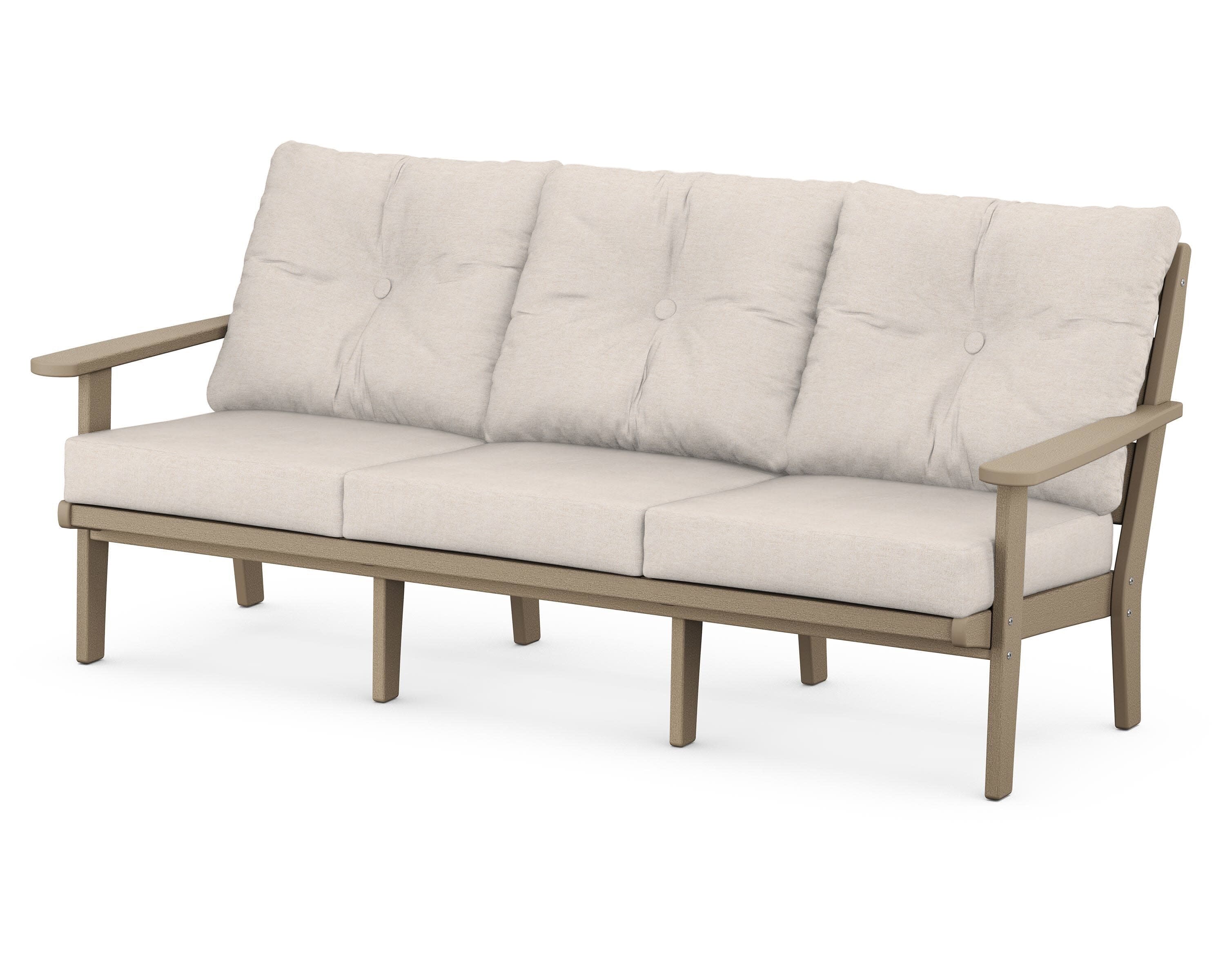 Lakeside Deep Seating Sofa in Vintage Sahara / Nuance Cloud