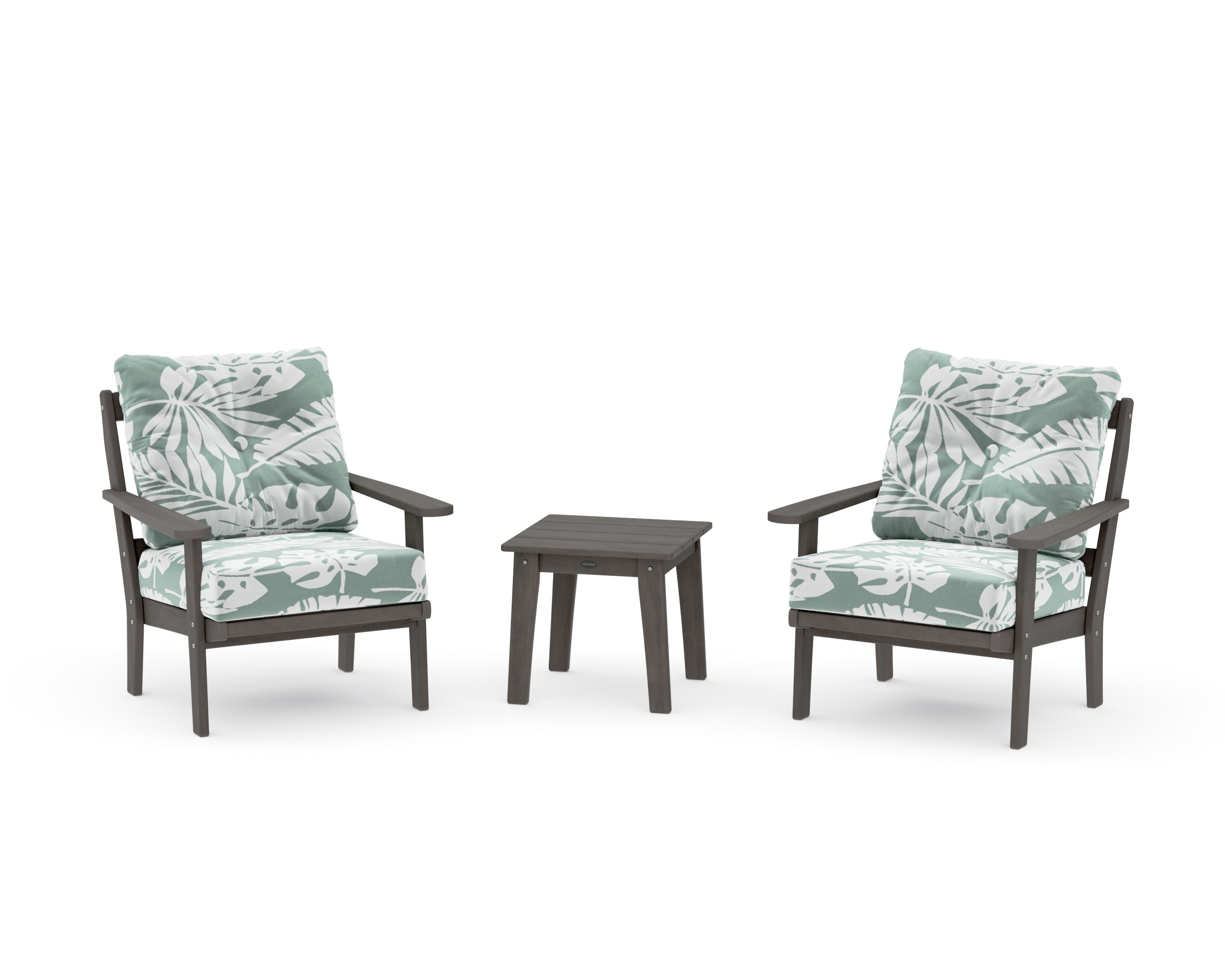 Mission 3-Piece Deep Seating Set in Driftwood / Leaf Glacier Spa