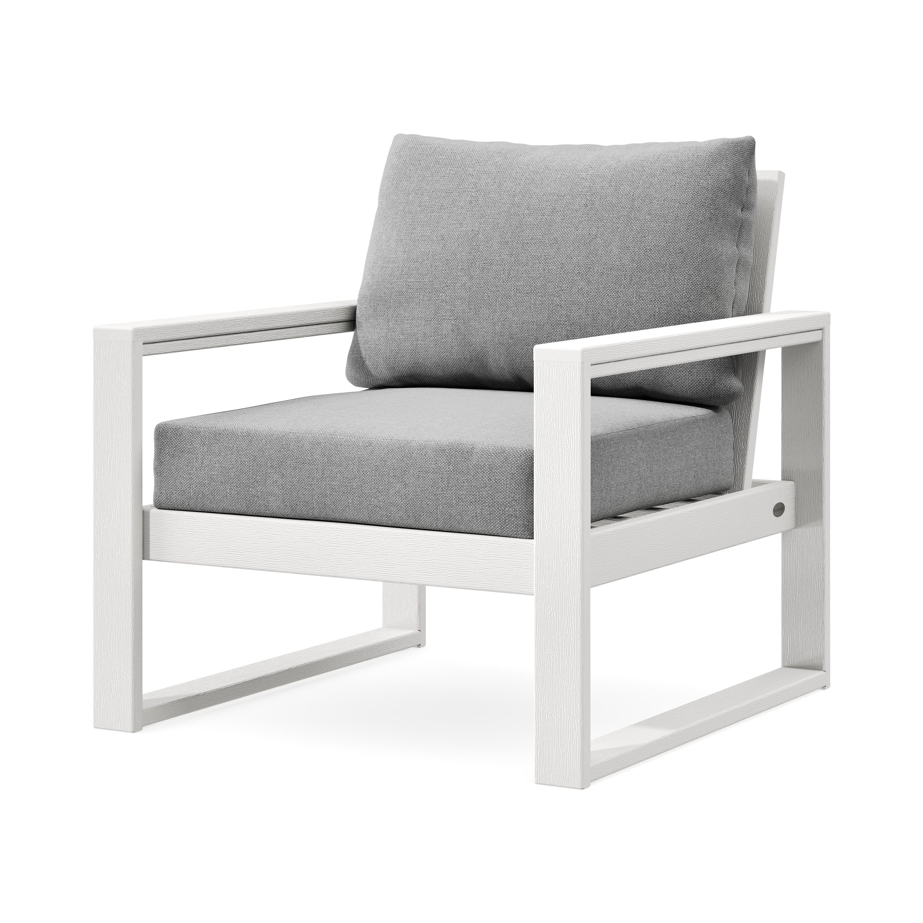 EDGE Club Chair in Vintage White / Grey Mist