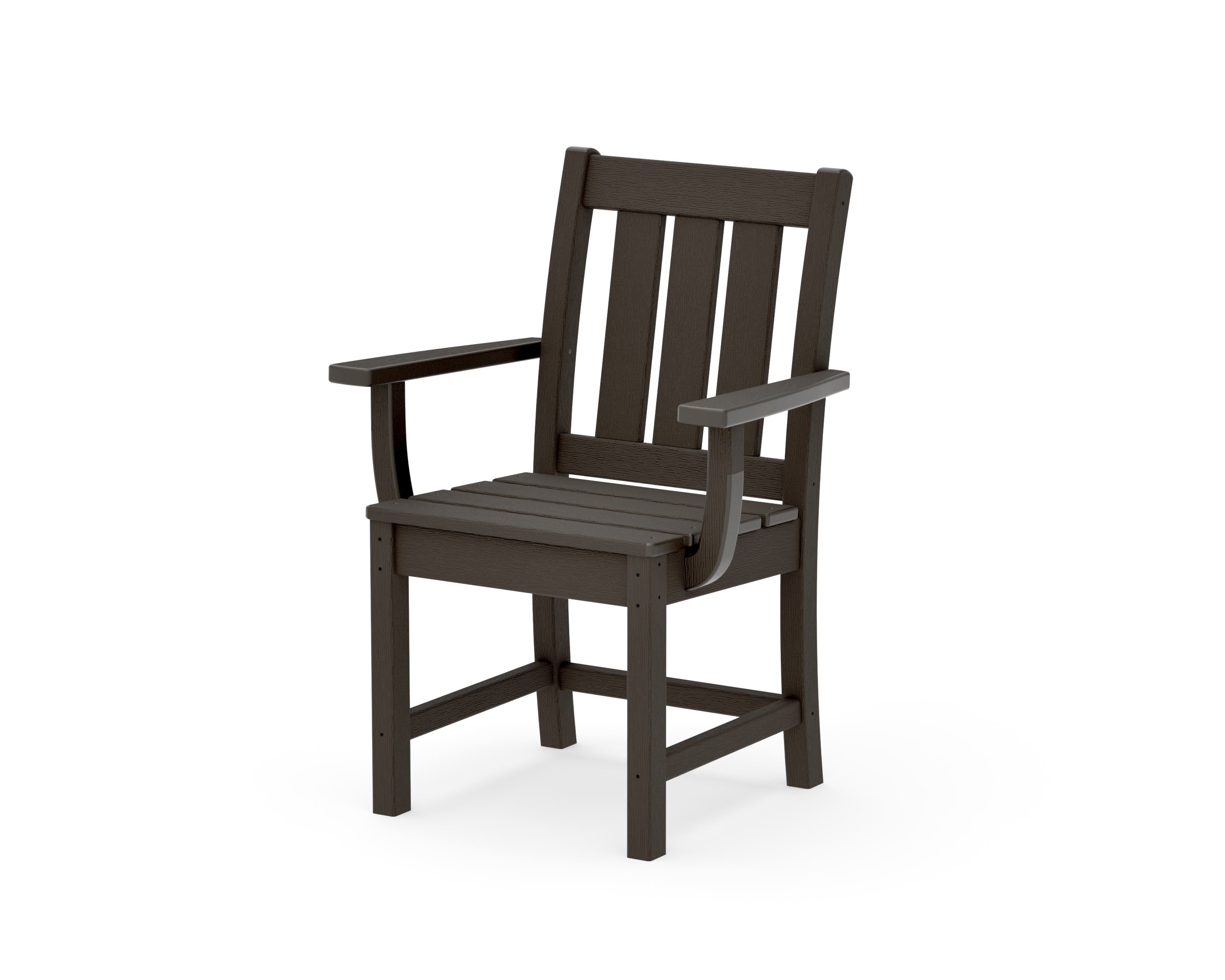 Oxford Dining Arm Chair in Vintage Coffee