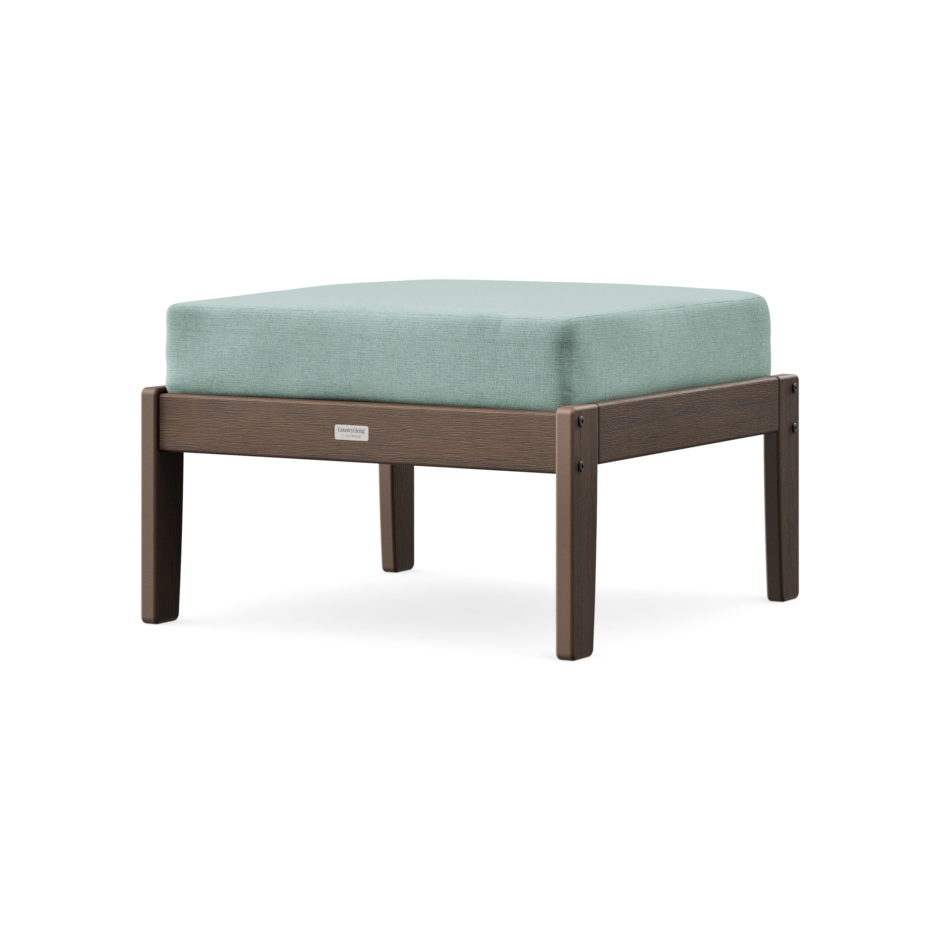 Cottage Deep Seating Ottoman in Kona / Glacier Spa