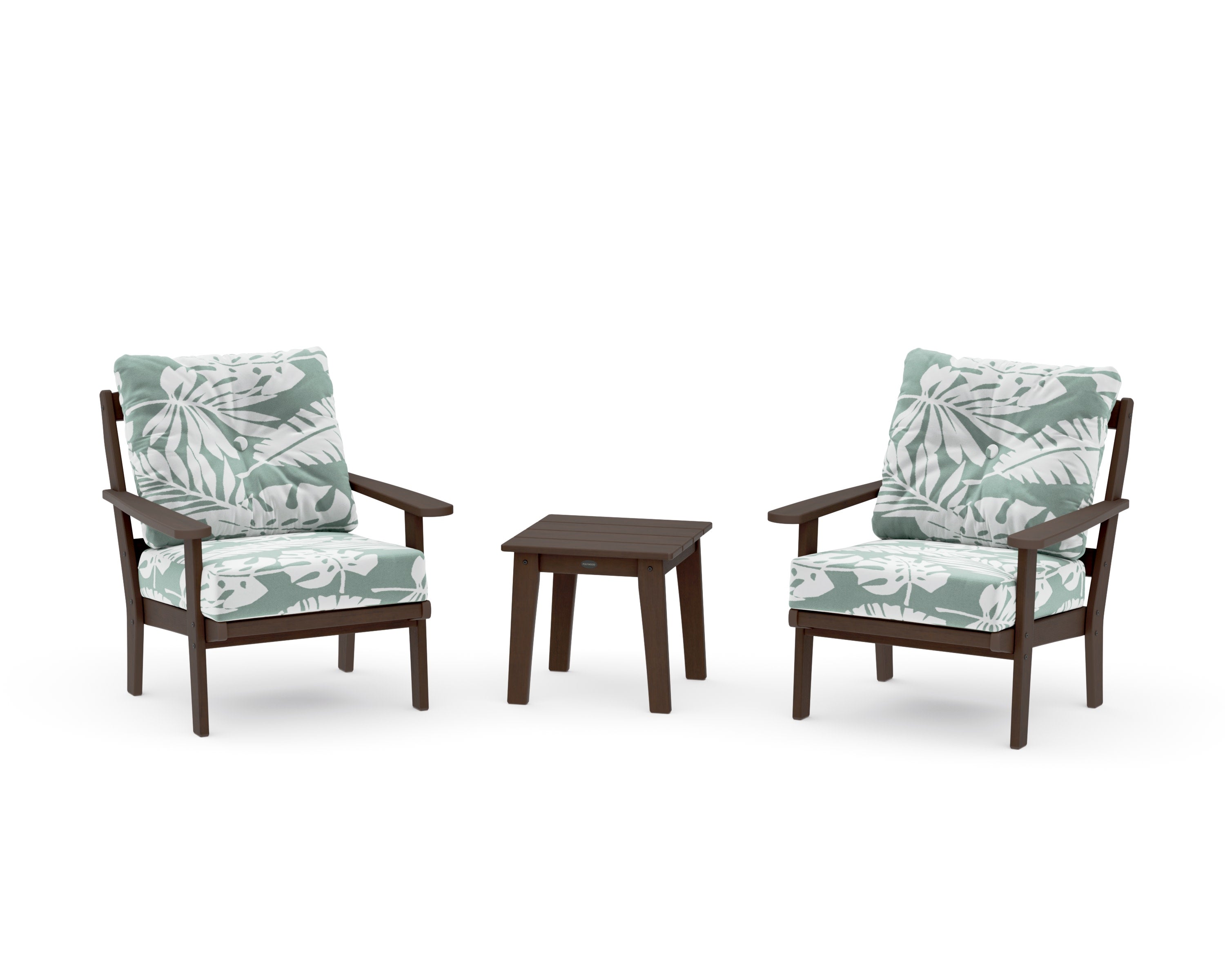 Mission 3-Piece Deep Seating Set in Kona / Leaf Glacier Spa