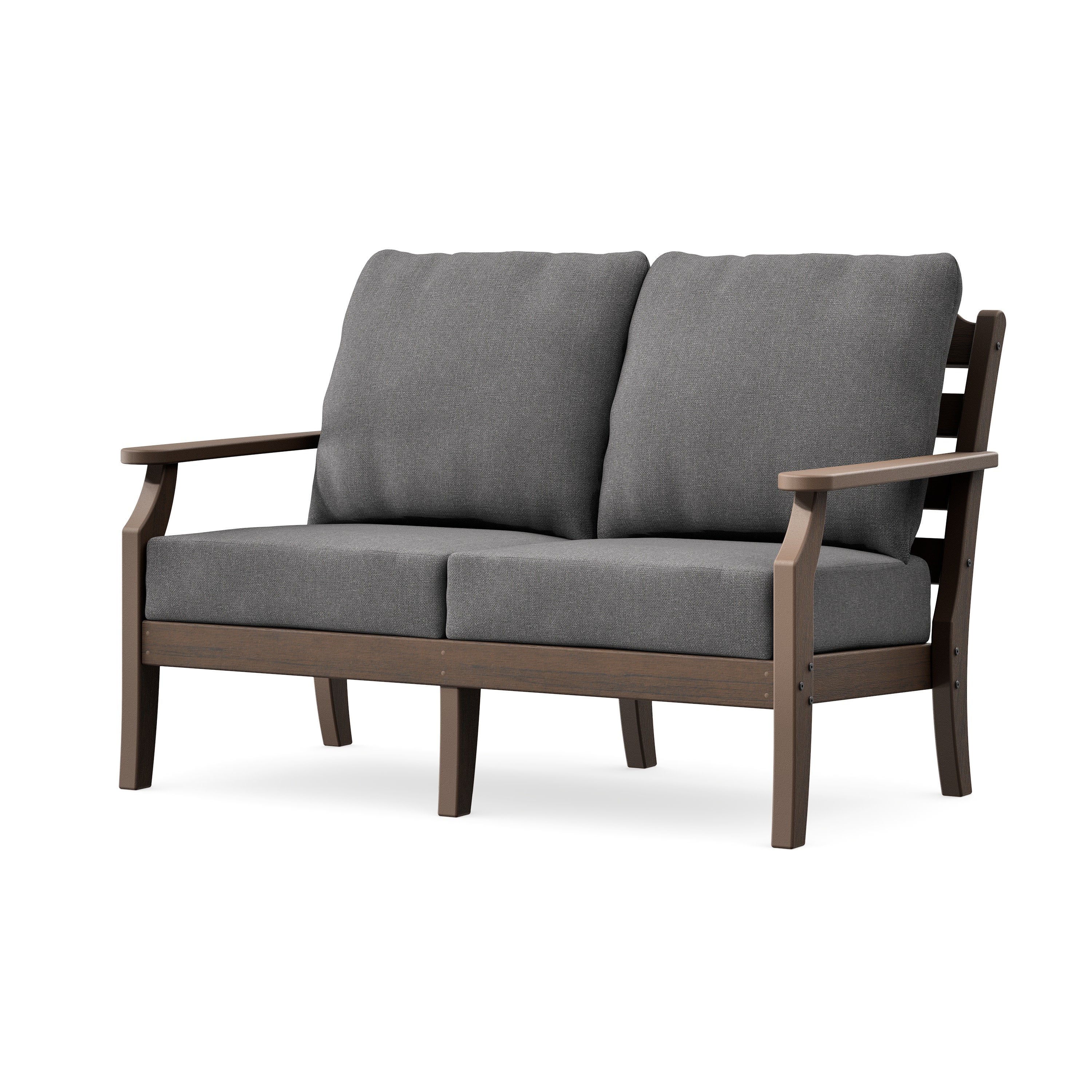 Savannah Deep Seating Loveseat in Kona / Ash Charcoal