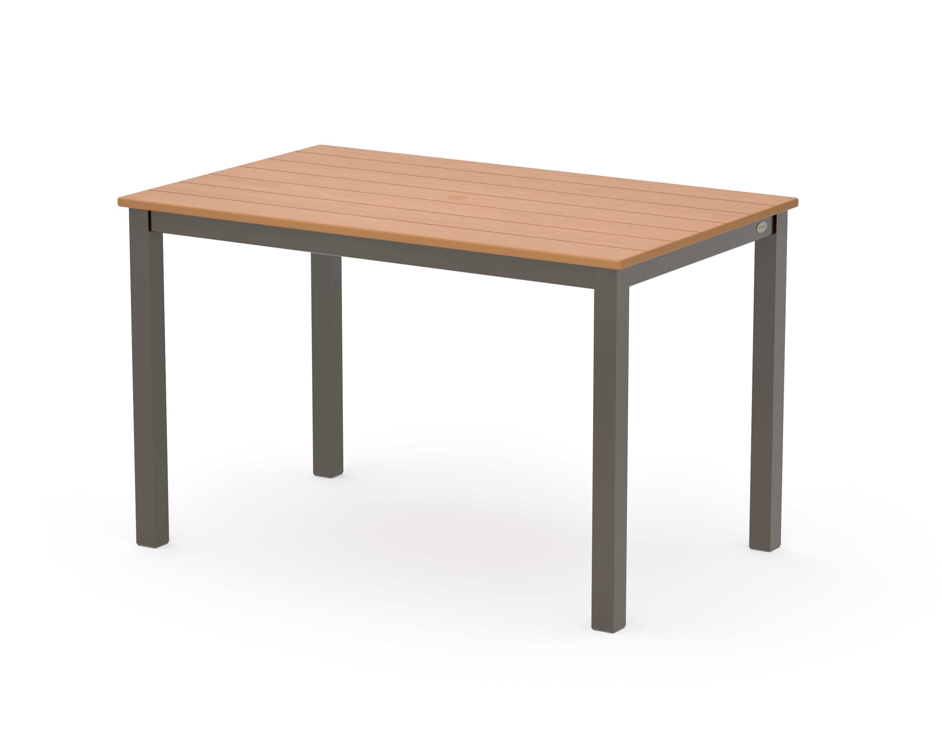 Main Street 30 x 48 Dining Table in Bronze / Natural