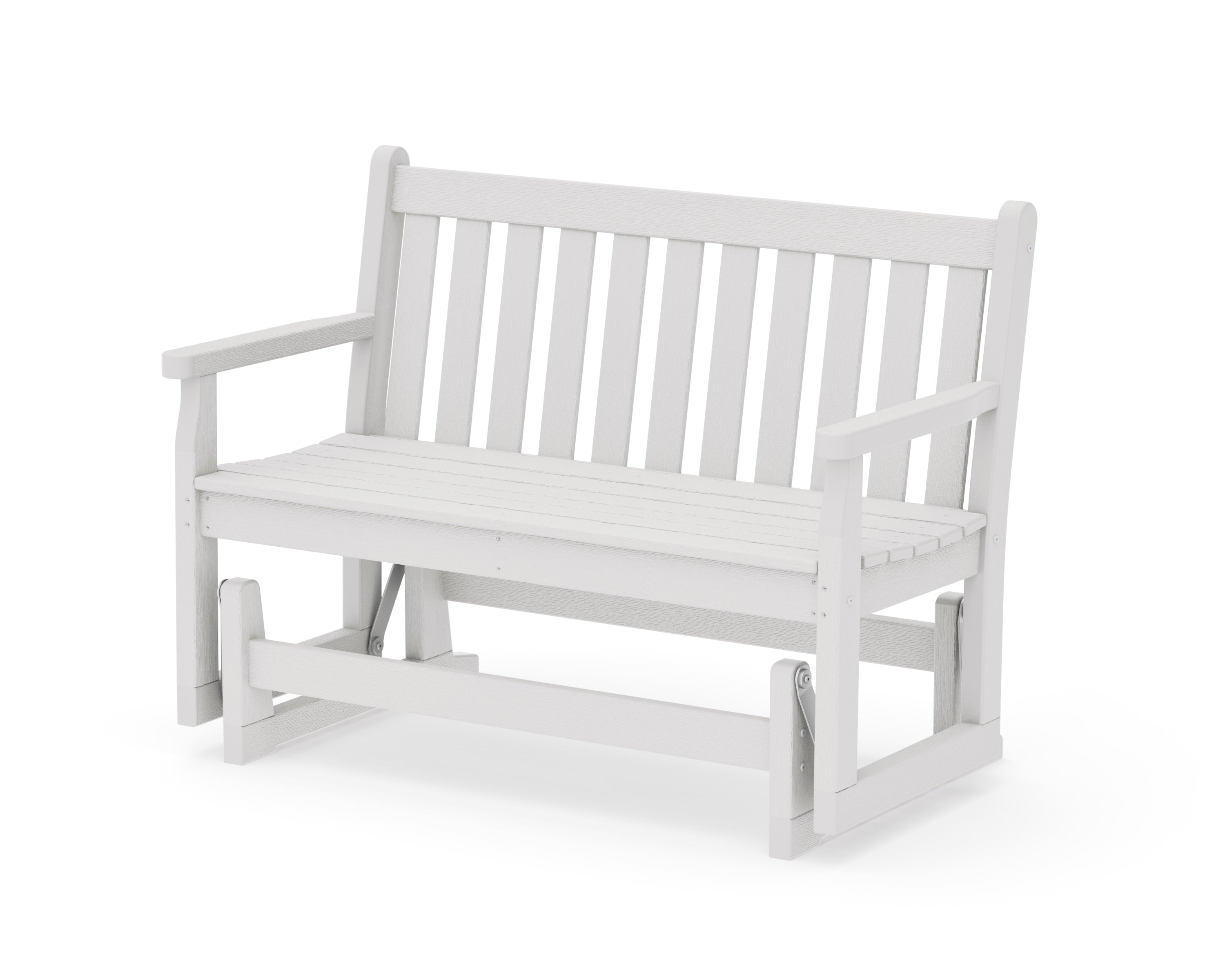 Traditional Garden 48" Glider in Vintage White