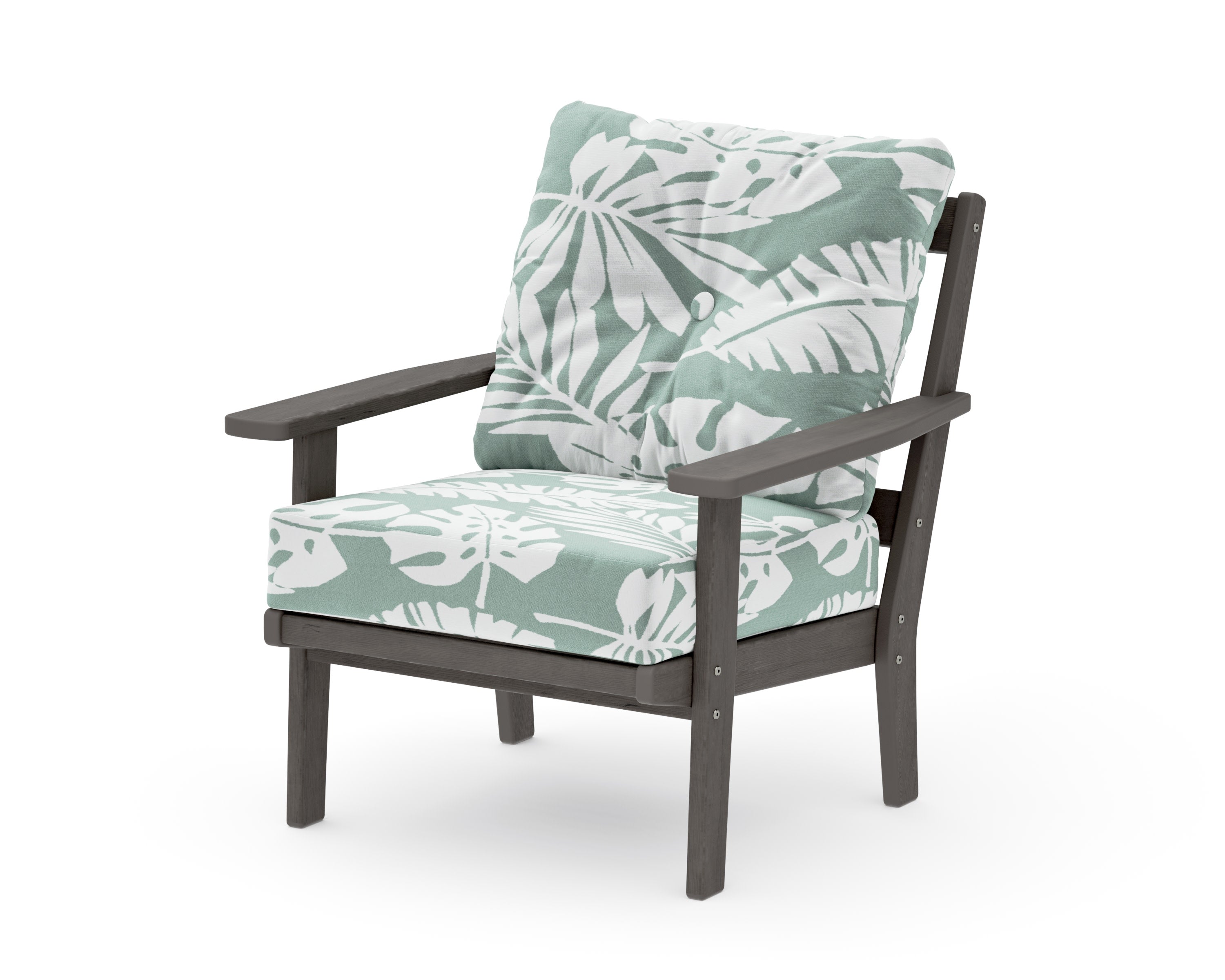 Prairie Deep Seating Chair in Driftwood / Leaf Glacier Spa