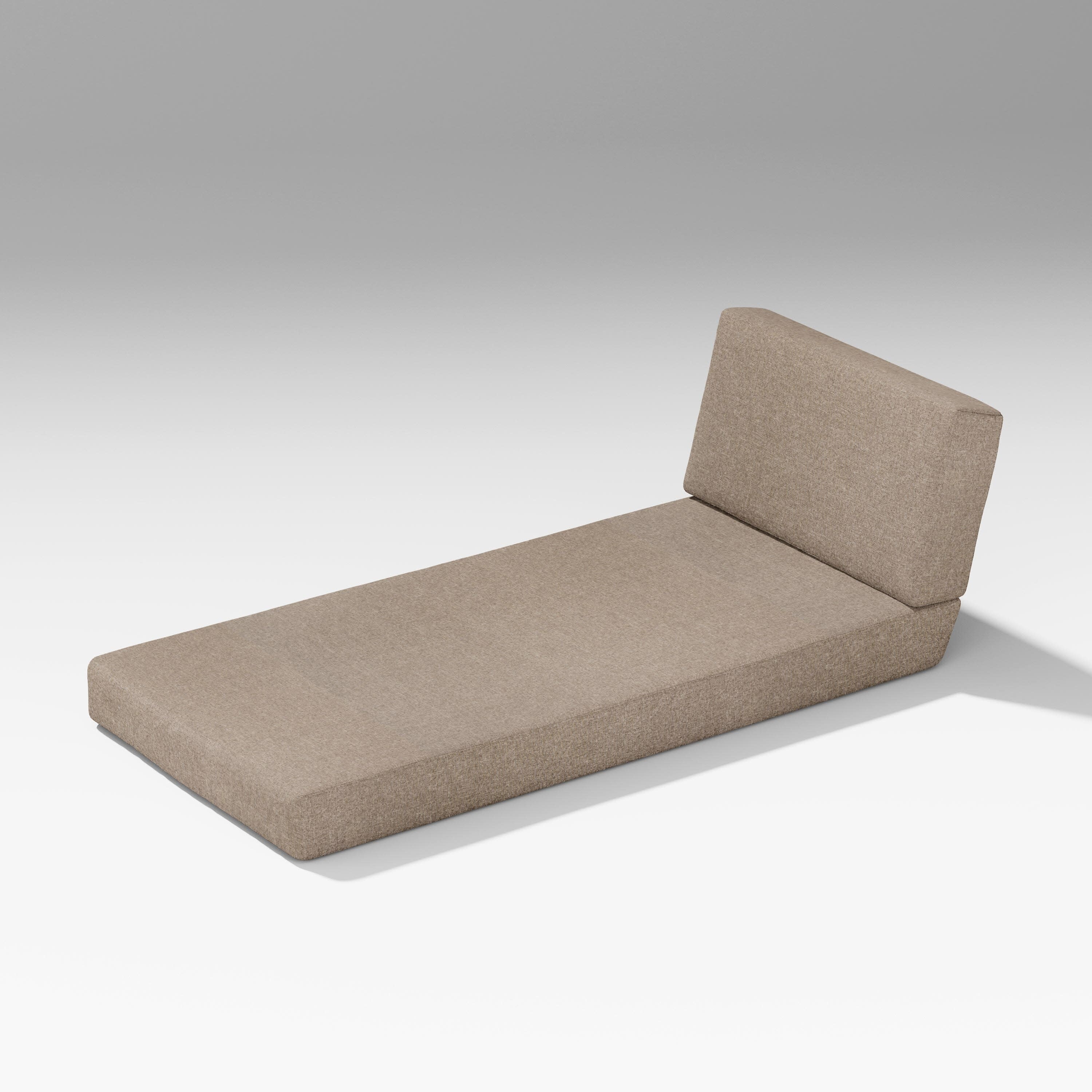 Latitude Modular Chaise Seat/Back Combo in Spiced Burlap