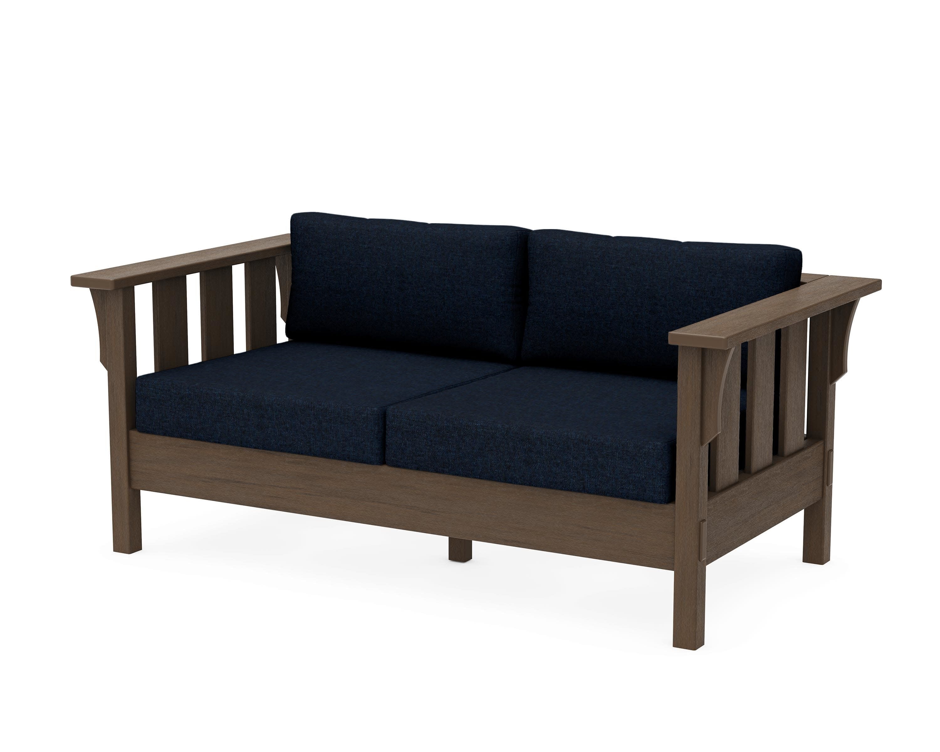 Acadia Deep Seating Loveseat in Kona / Marine Indigo