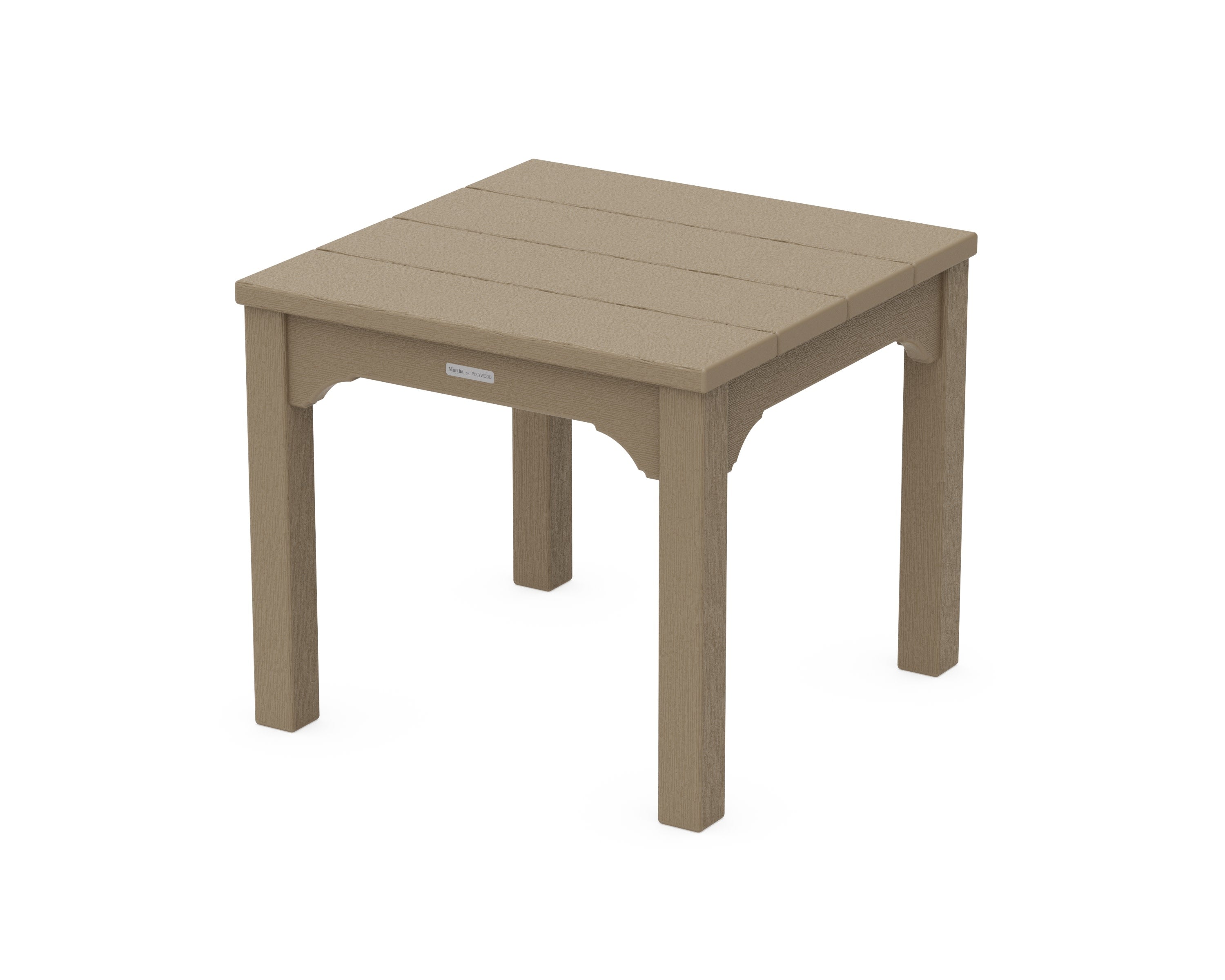 Chinoiserie End Table in Vintage Sahara