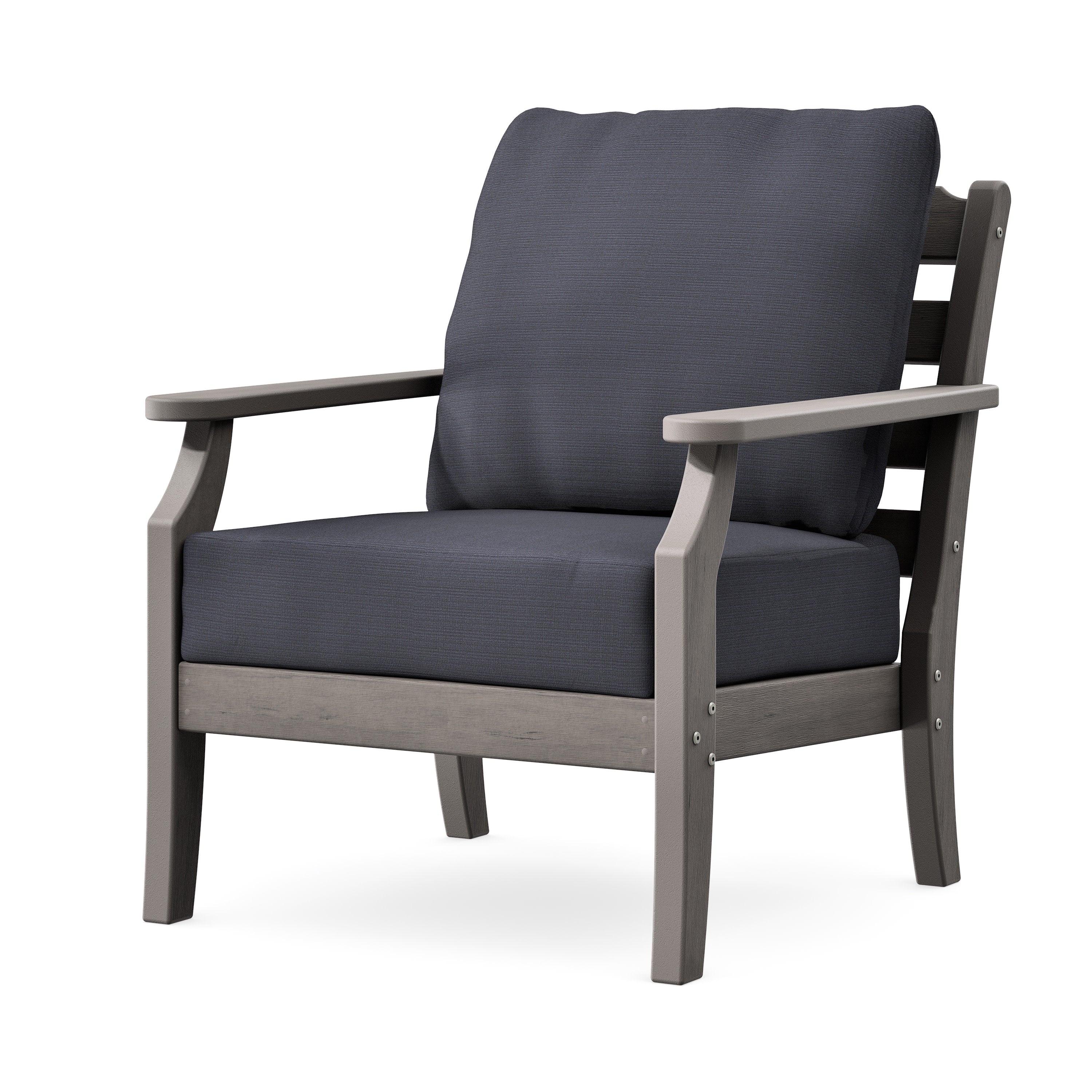 Savannah Deep Seating Chair in Driftwood / Midnight Linen