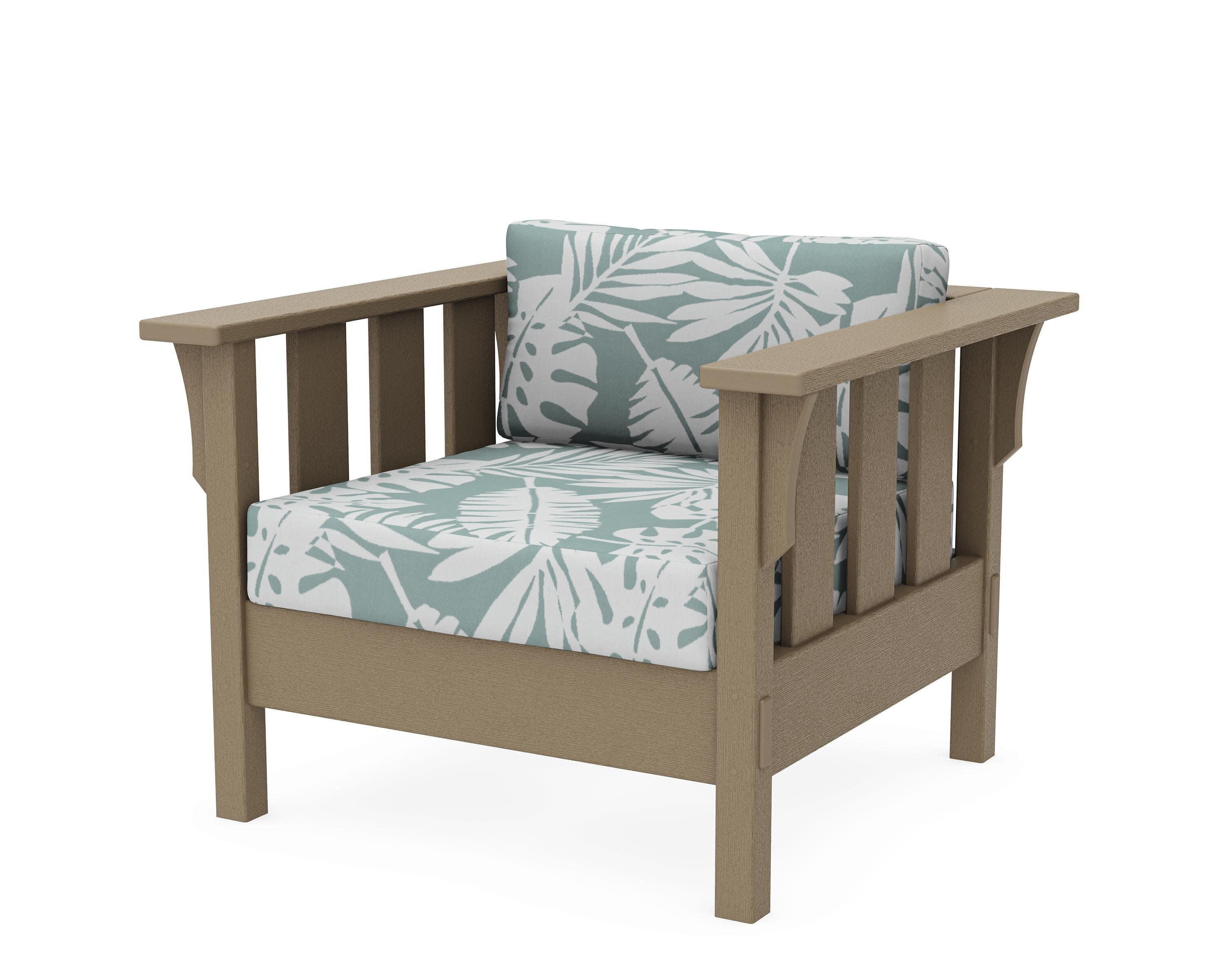 Acadia Deep Seating Chair in Vintage Sahara / Leaf Glacier Spa