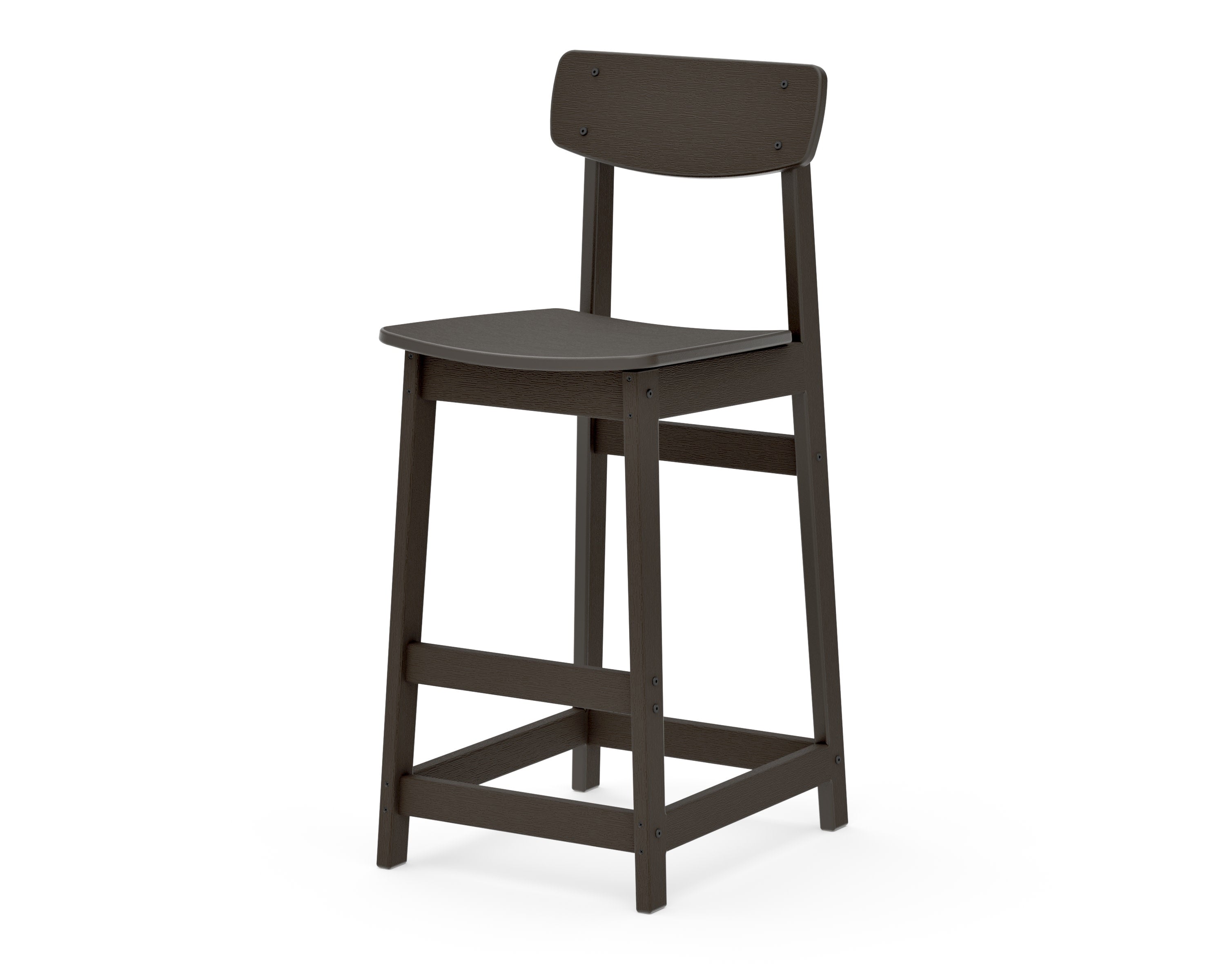 Modern Studio Urban Bar Chair in Vintage Coffee