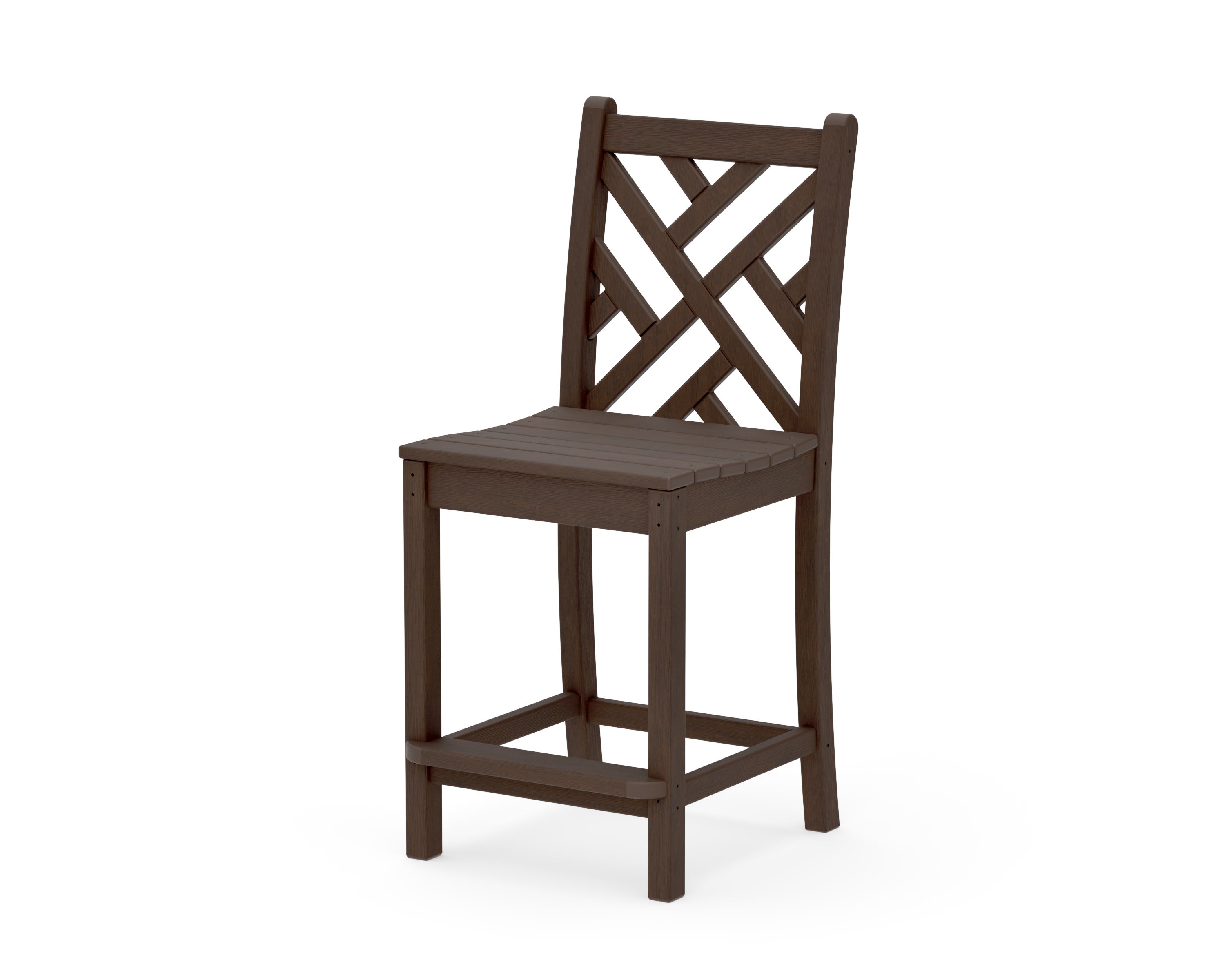 Chippendale Counter Side Chair in Kona