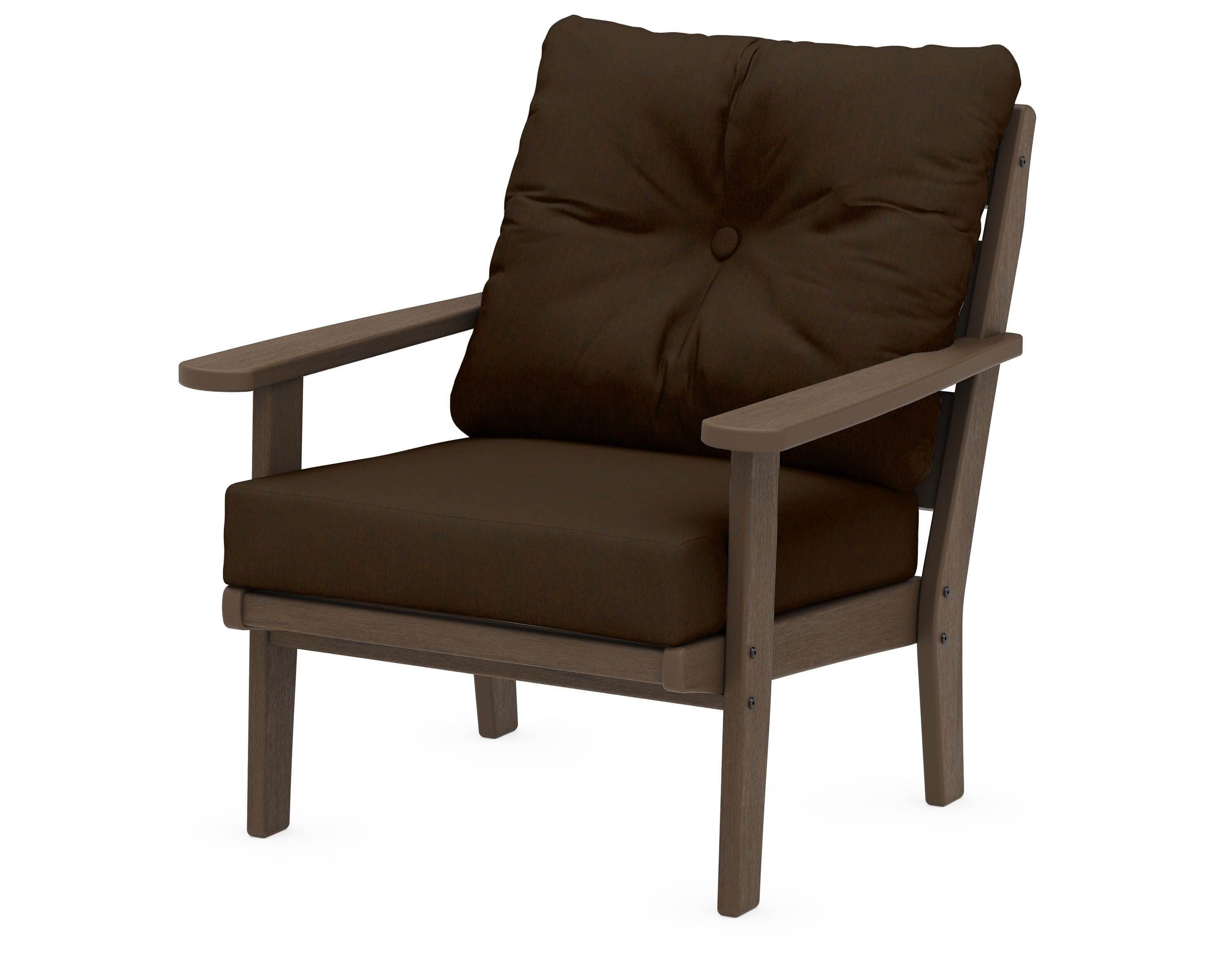 Lakeside Deep Seating Chair in Kona / Canvas Java