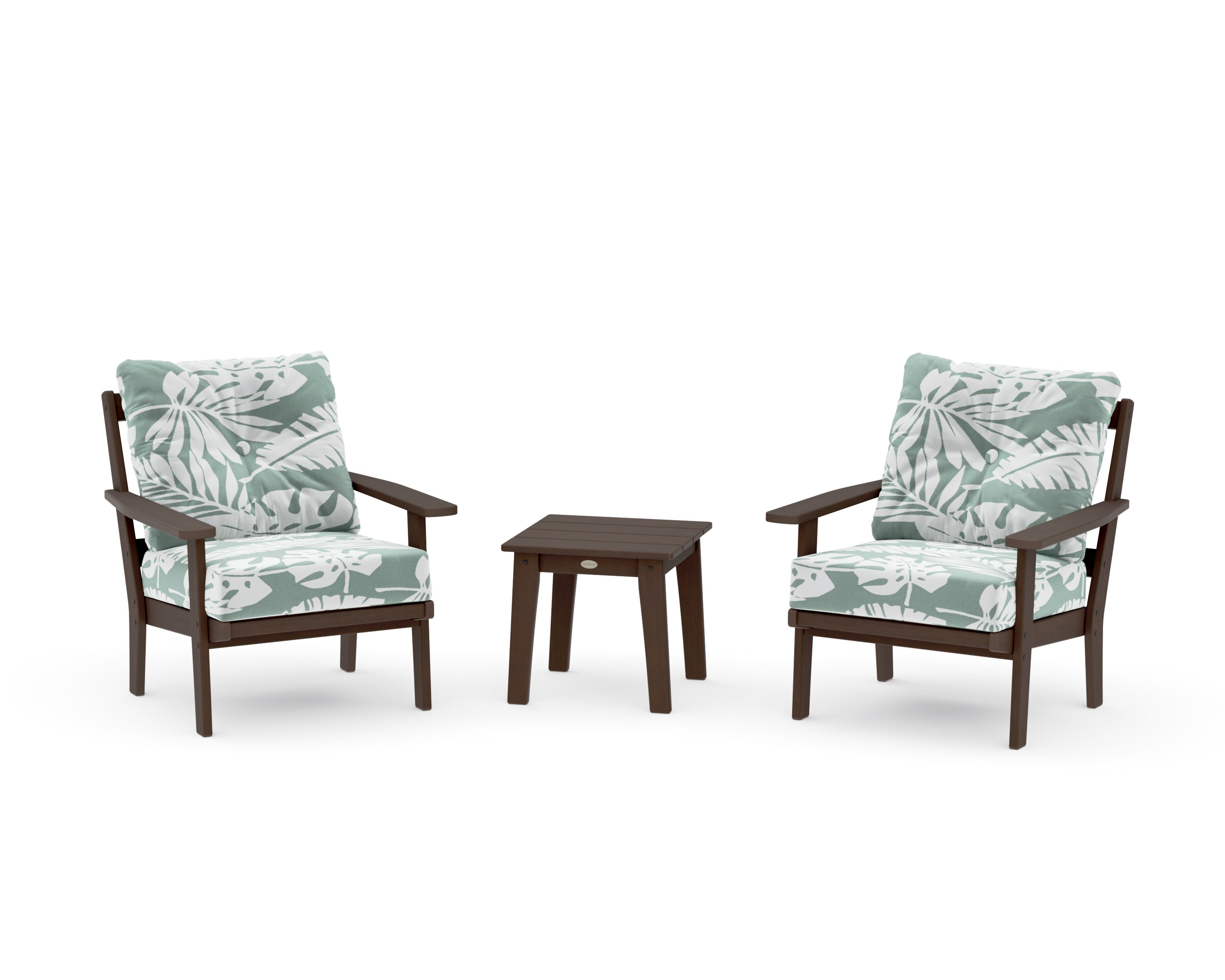 Prairie 3-Piece Deep Seating Set in Kona / Leaf Glacier Spa