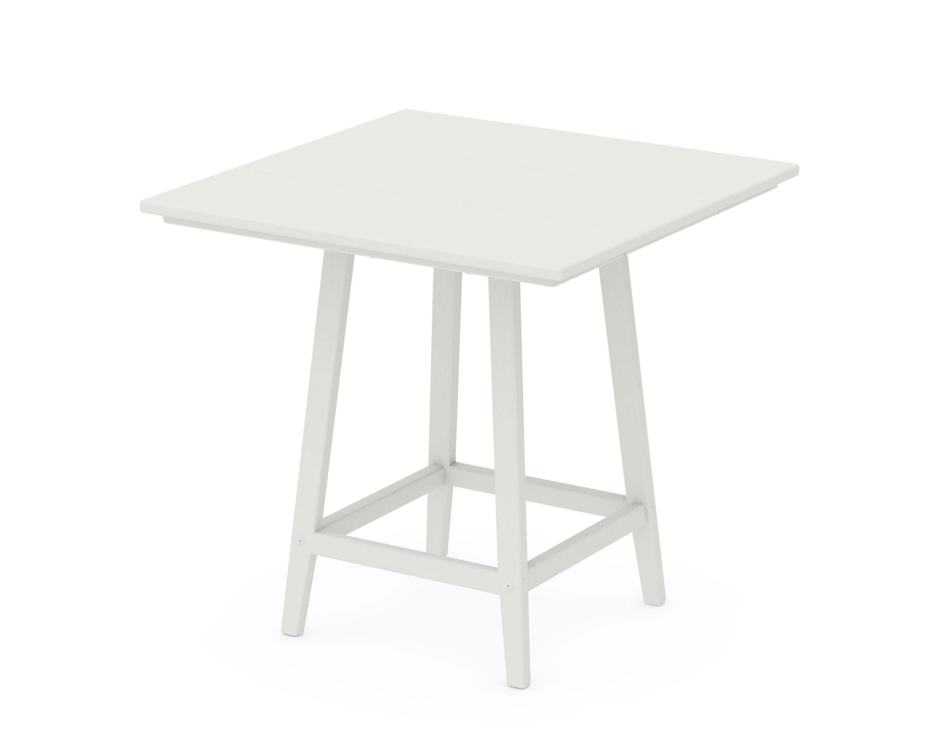 Studio 30" Square Bistro Table in Vintage White
