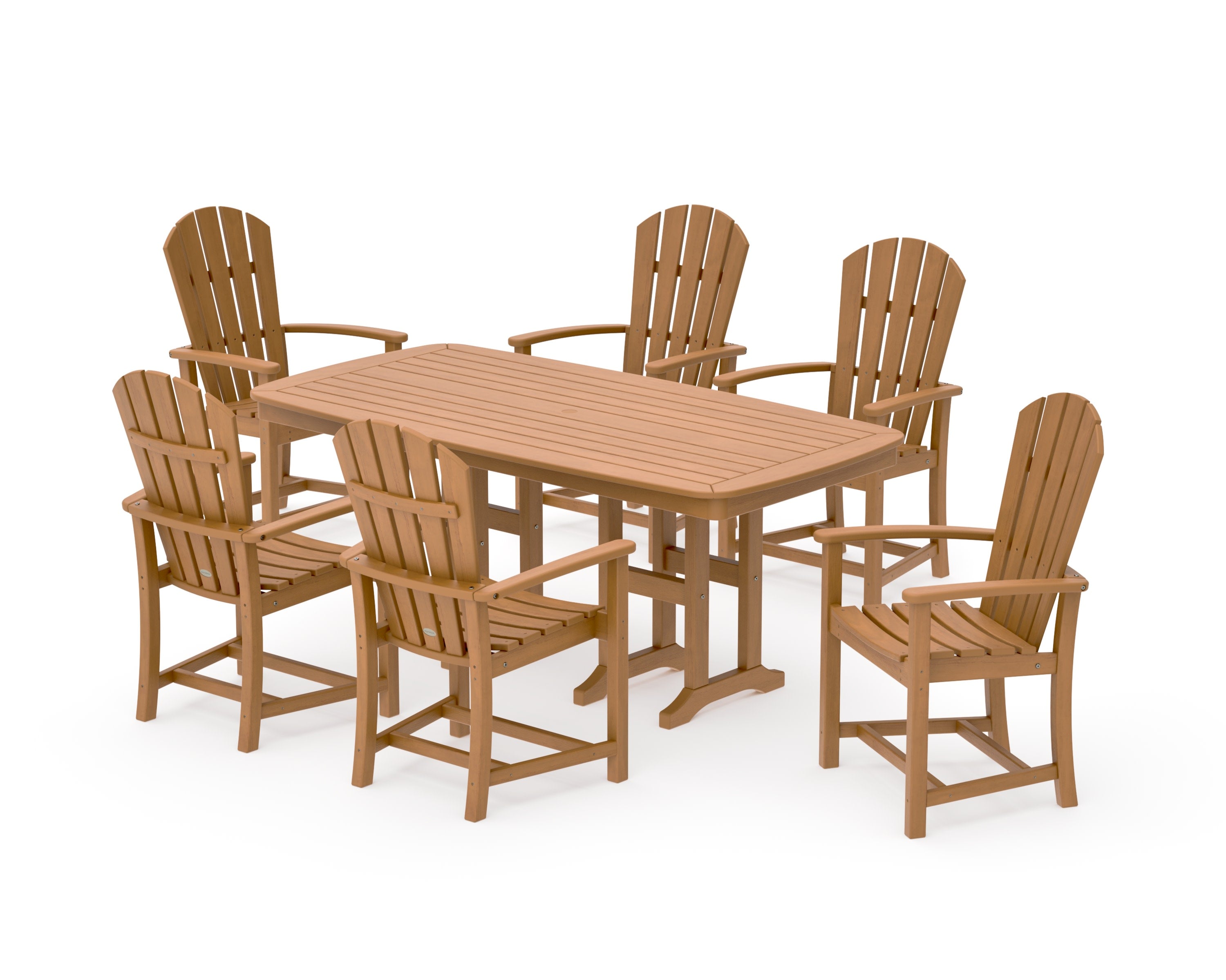 Palm Coast 7-Piece Dining Set in Natural
