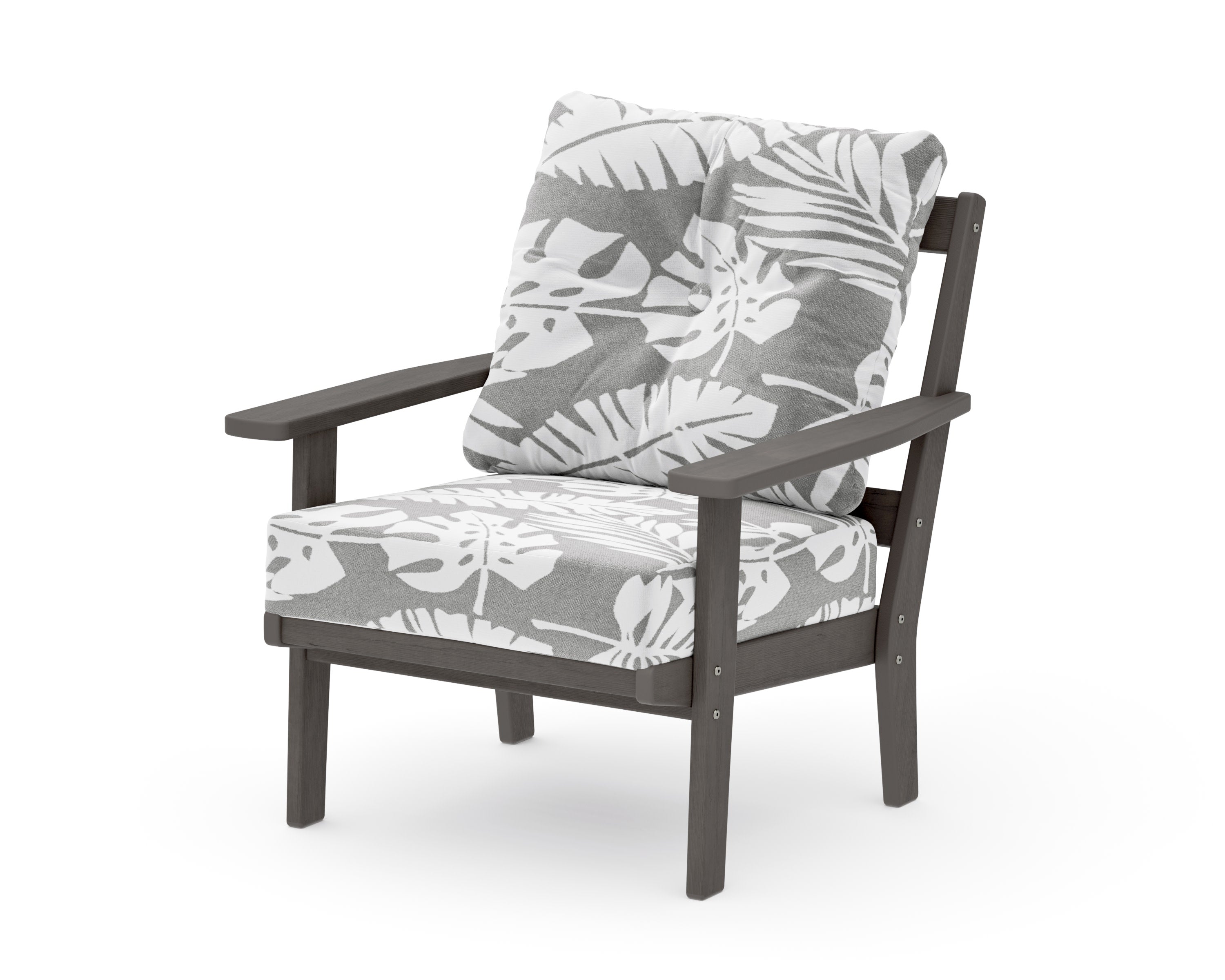 Oxford Deep Seating Chair in Driftwood / Leaf Grey Mist