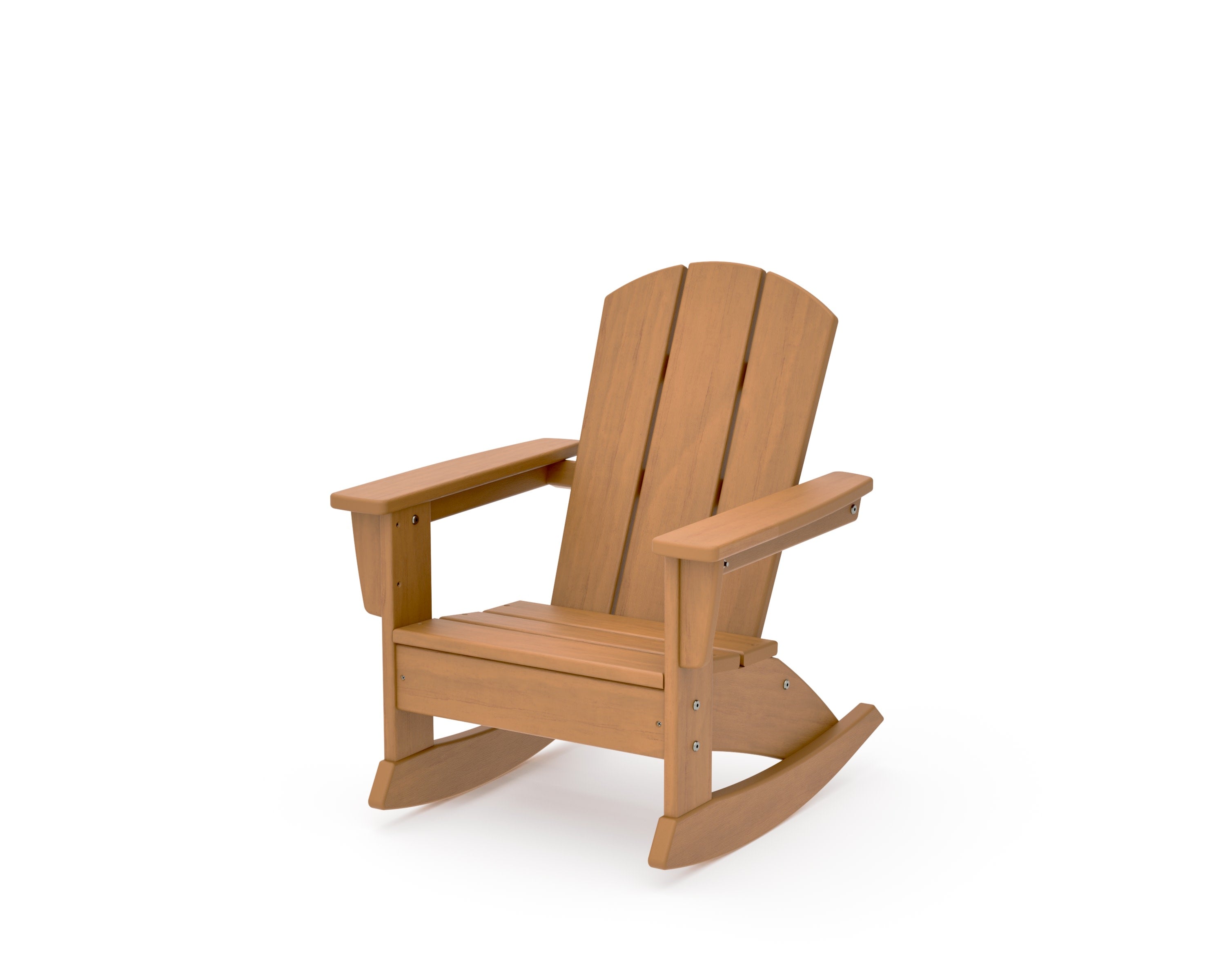 Kids Nautical Adirondack Rocking Chair in Natural