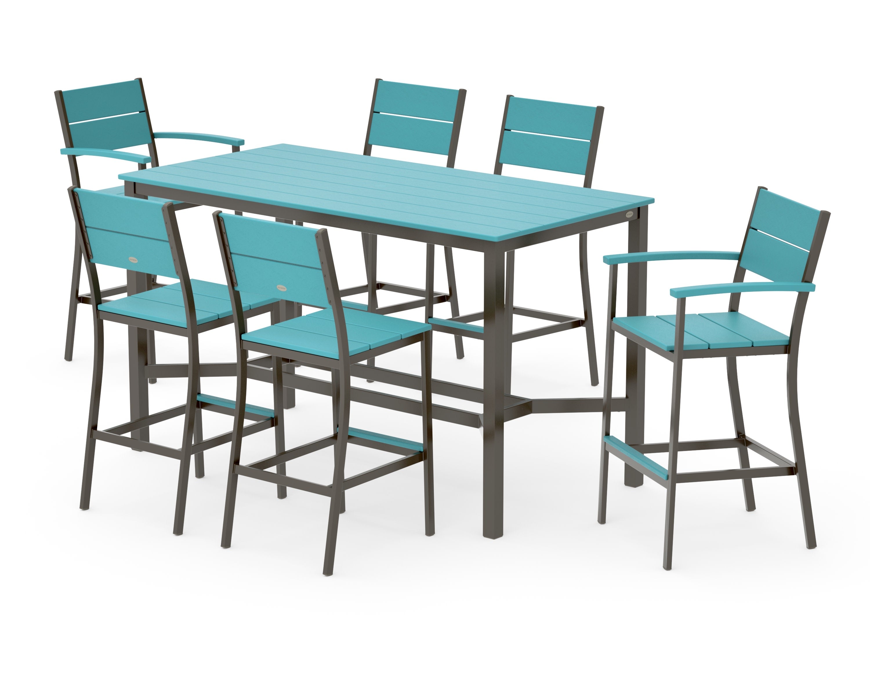 Main Street 7-Piece Bar Set in Bronze / Aruba