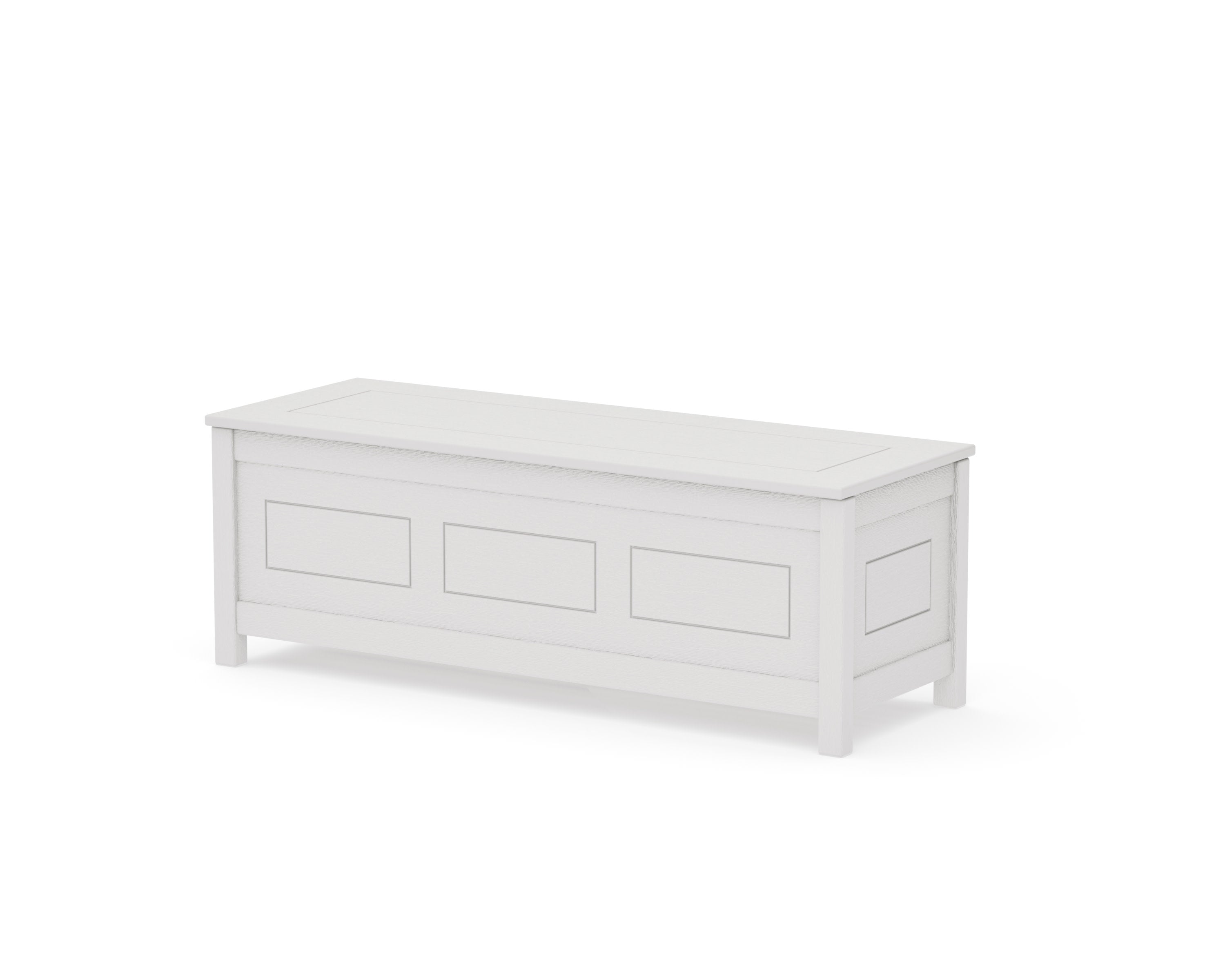 Country Living 48" Storage Bench in Vintage White