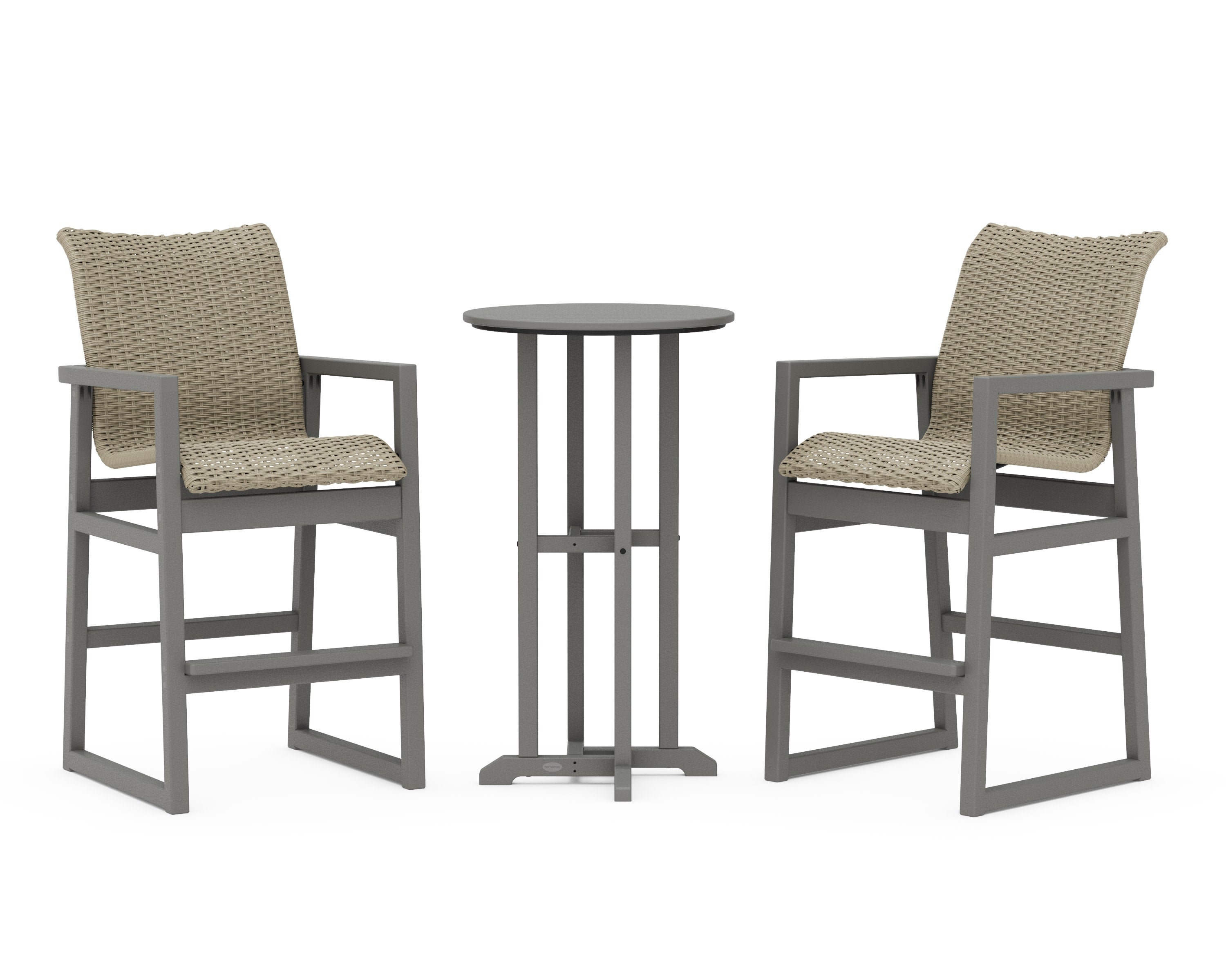 EDGE Woven 3-Piece Farmhouse Bar Set