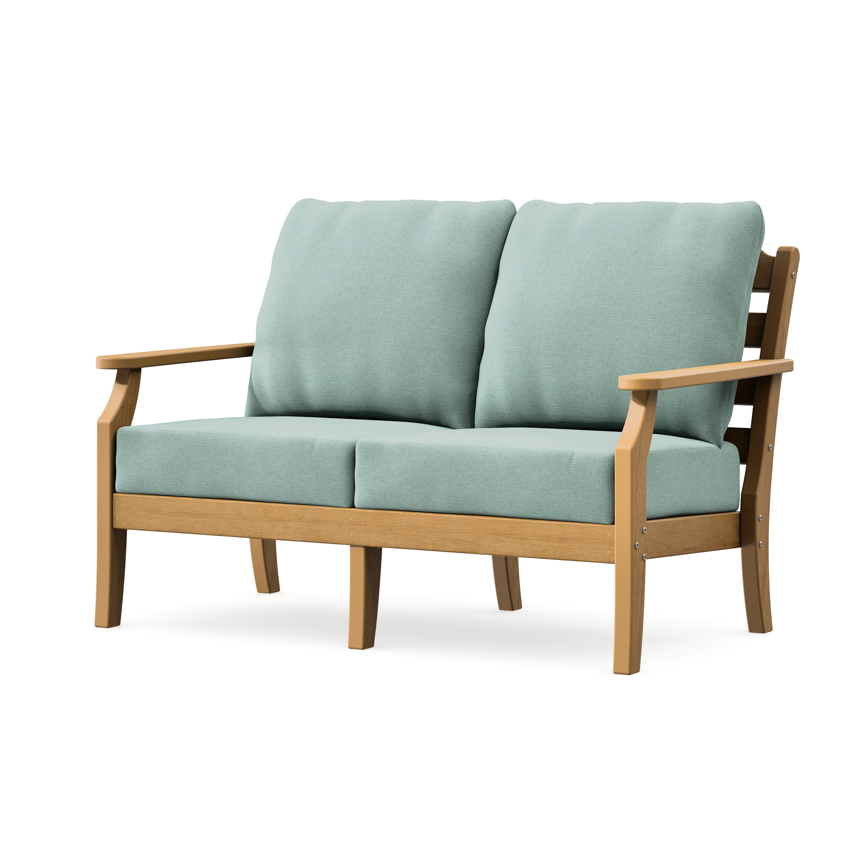 Savannah Deep Seating Loveseat in Natural / Glacier Spa