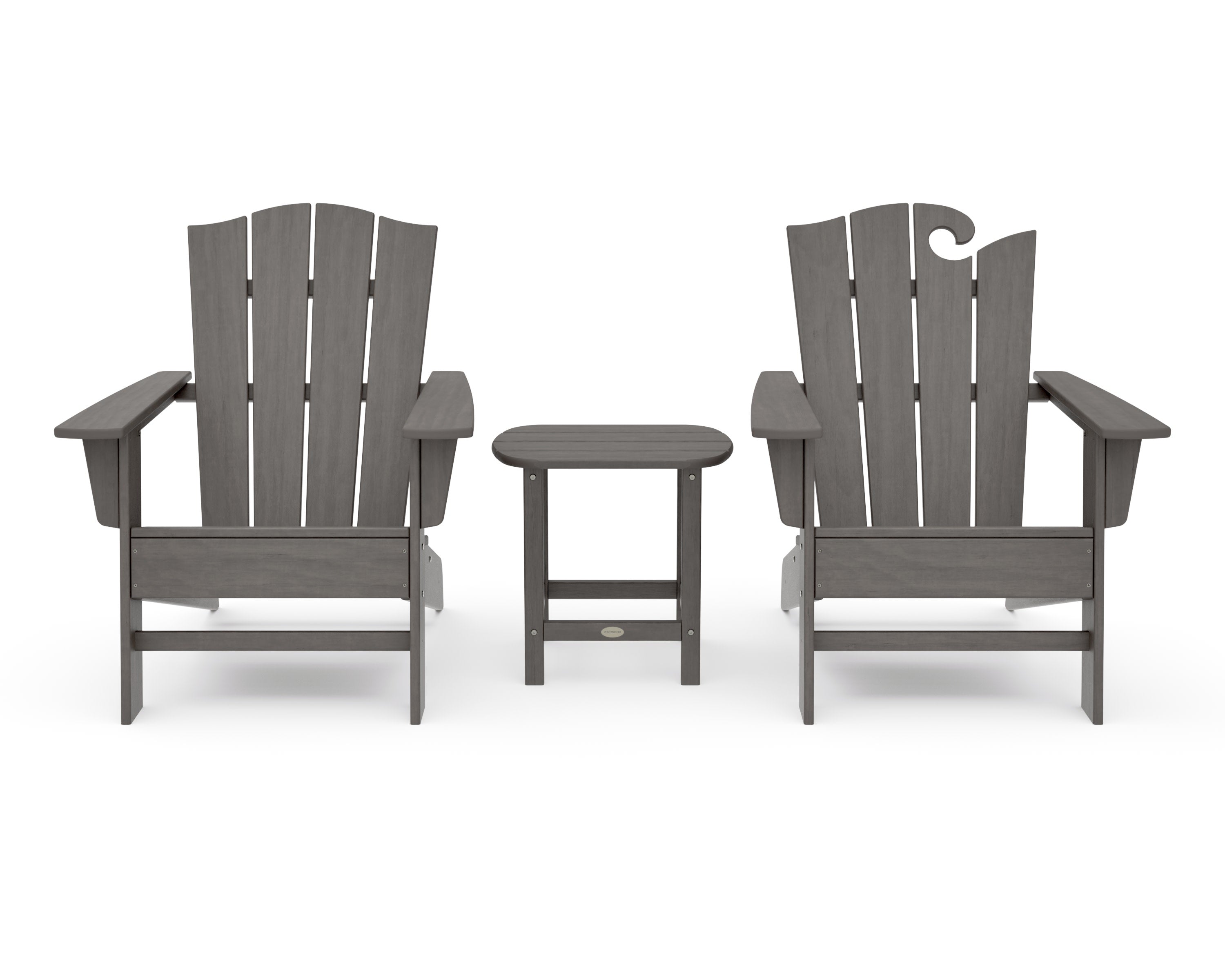 Wave Collection 3-Piece Set in Driftwood