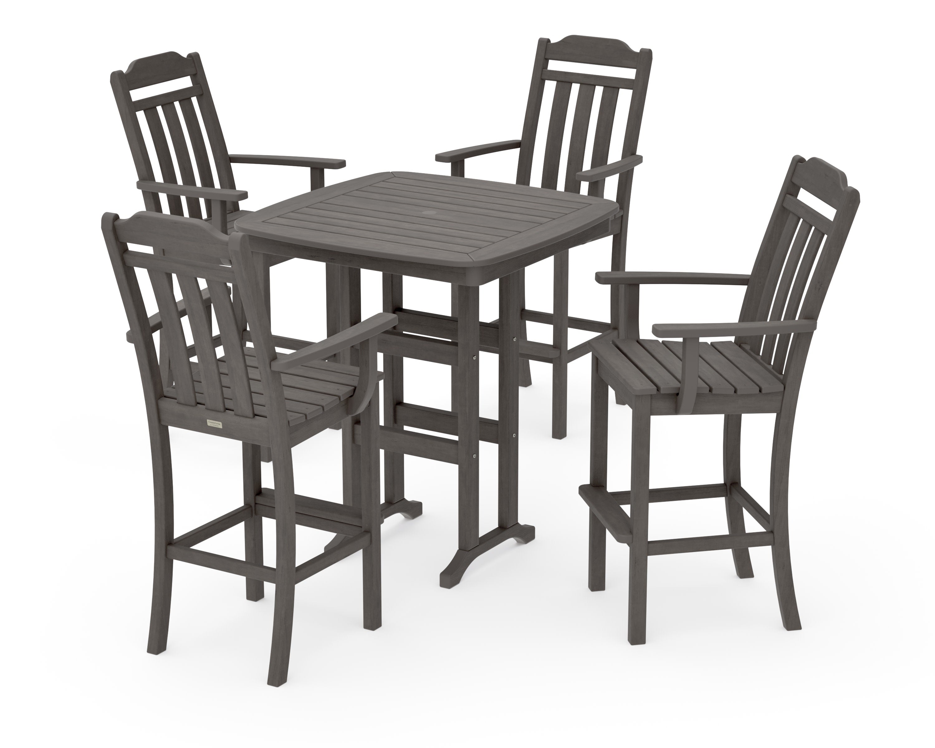 Cottage 5-Piece Bar Set in Driftwood