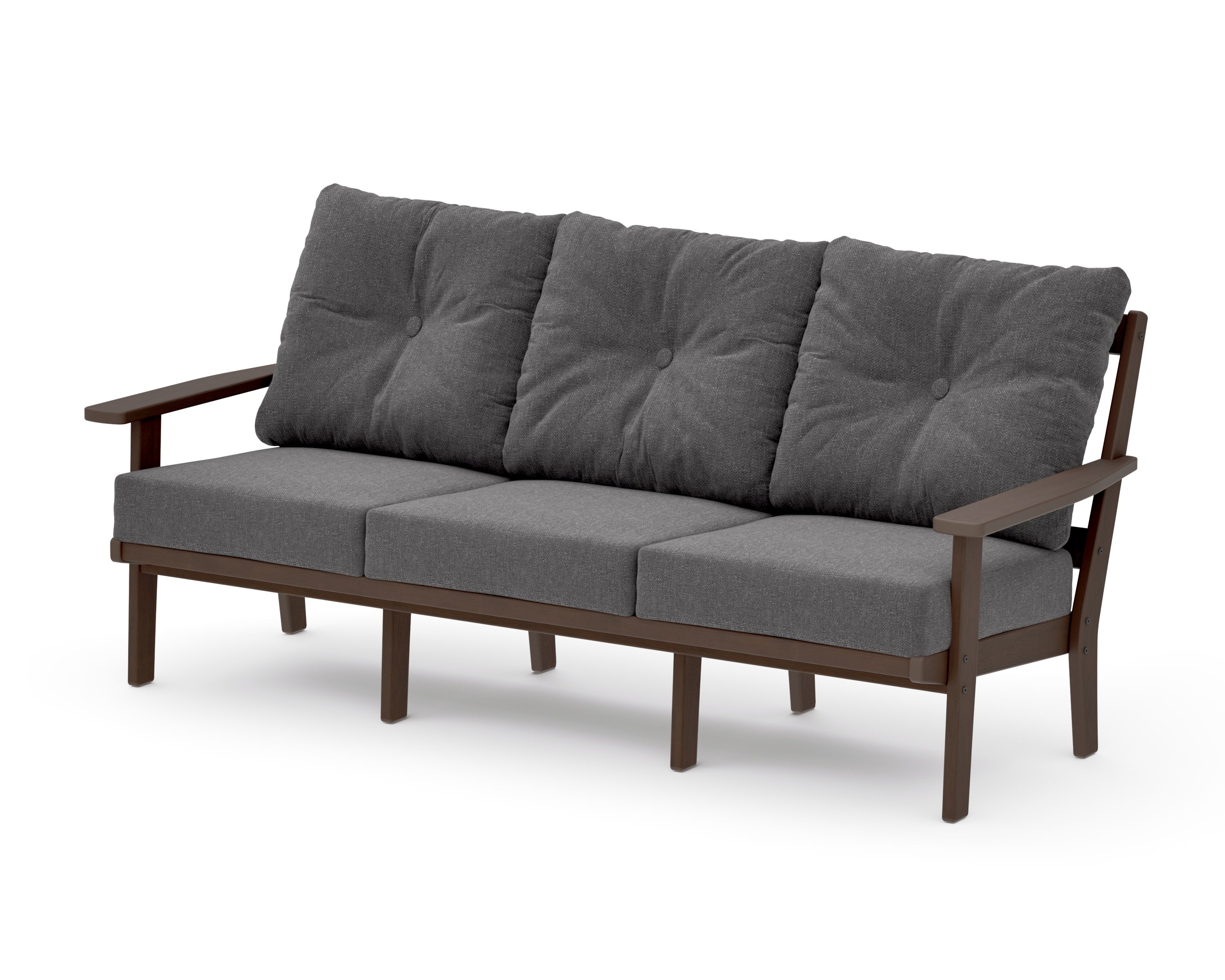 Oxford Deep Seating Sofa in Kona / Ash Charcoal