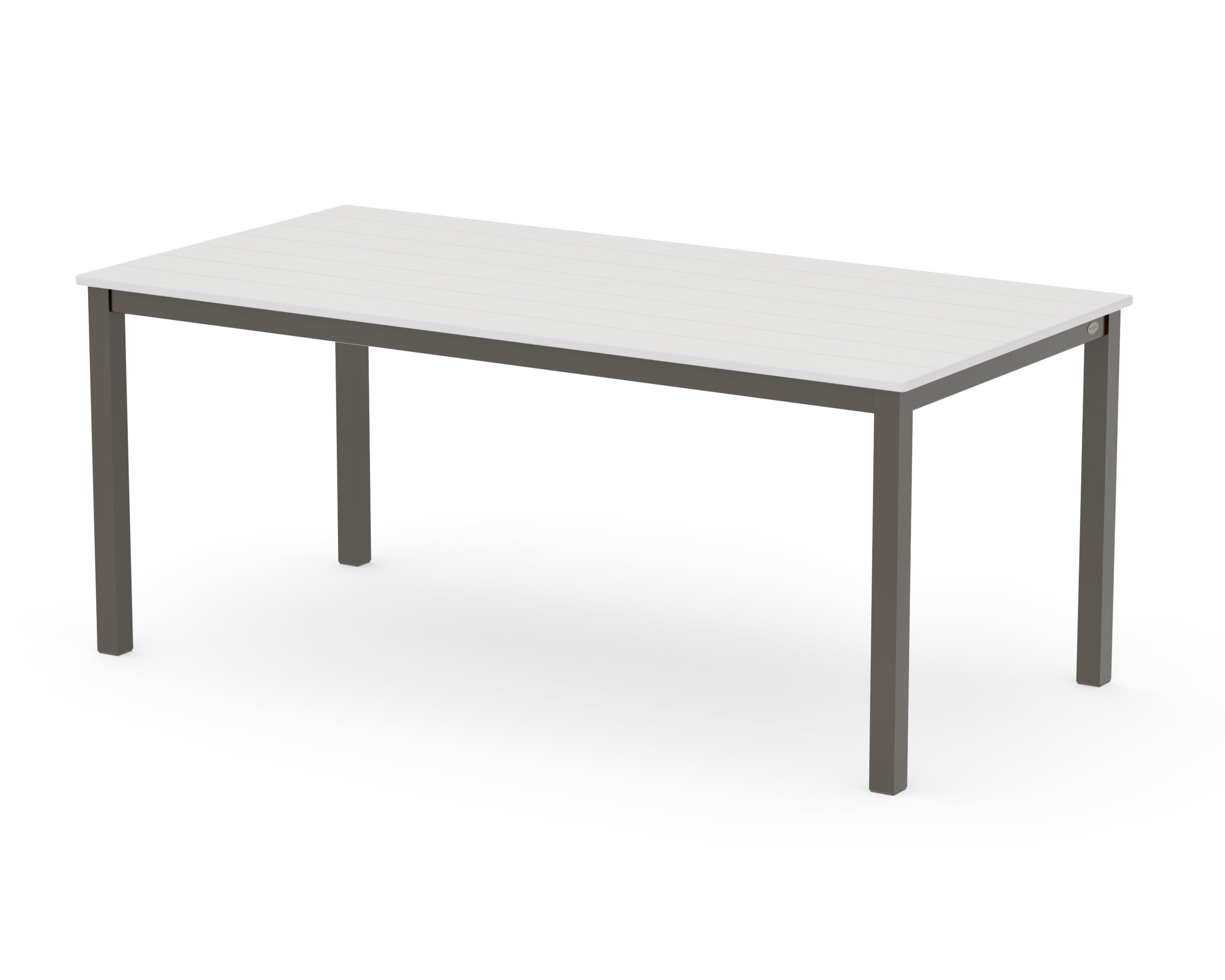 Main Street 36" x 72" Dining Table in Bronze / Vintage White