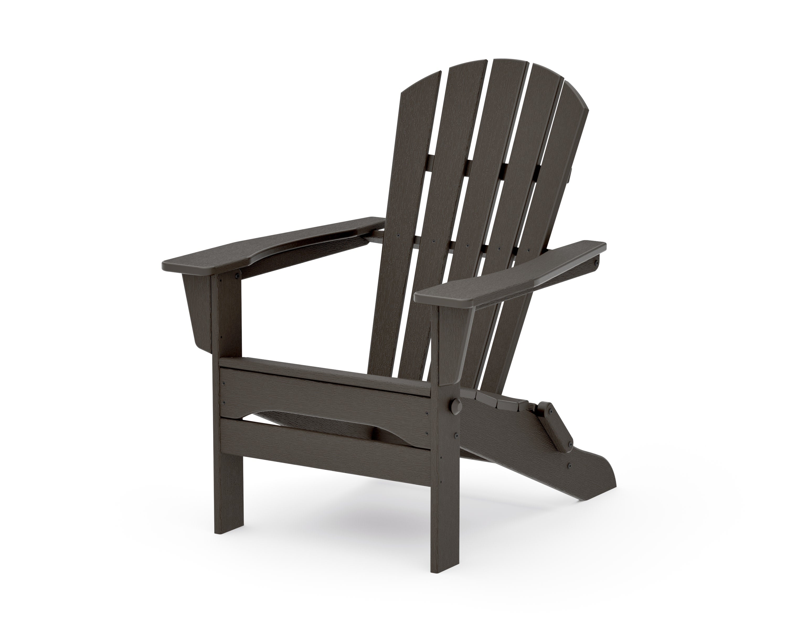 Palm Coast Folding Adirondack in Vintage Coffee