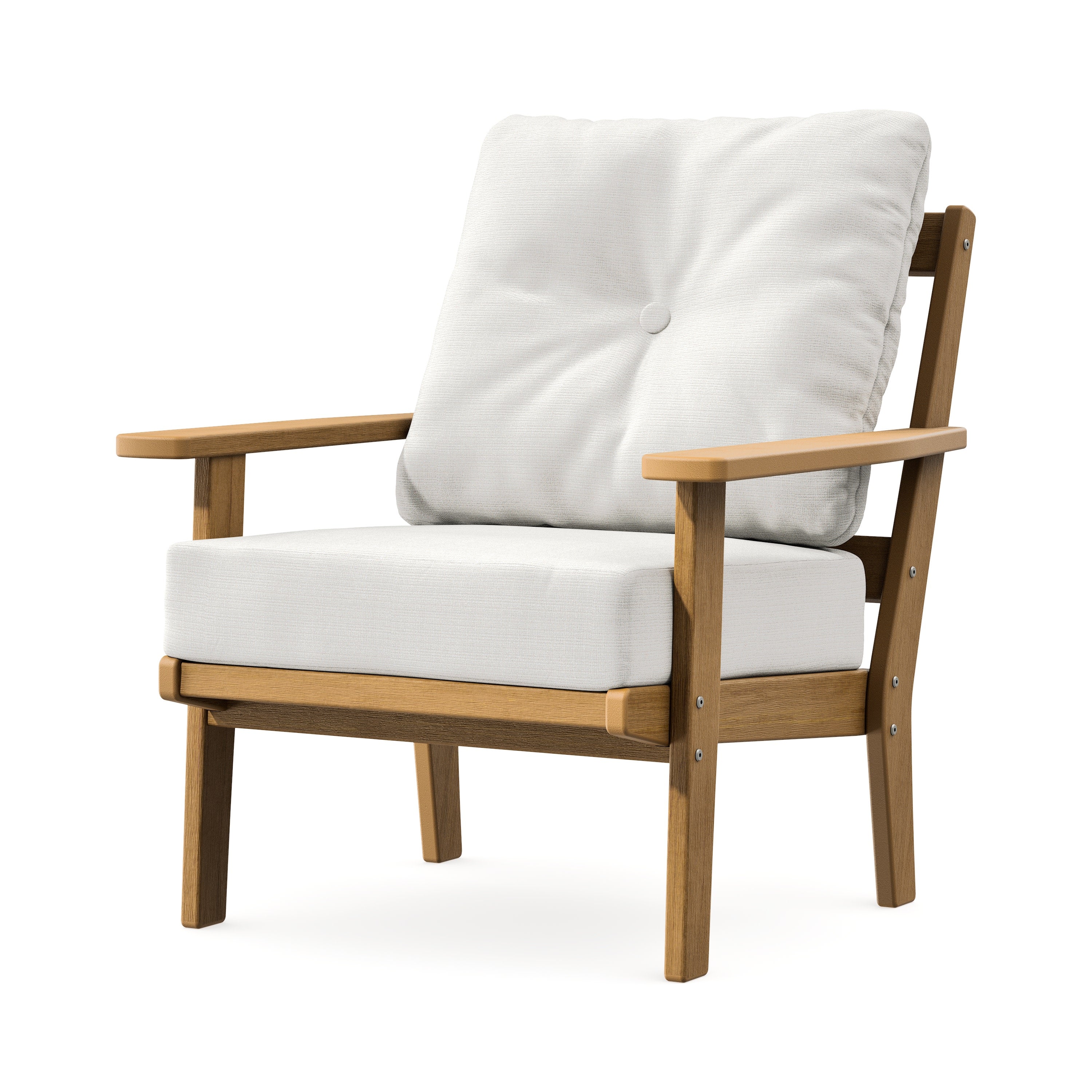 Prairie Deep Seating Chair in Natural / Natural Linen