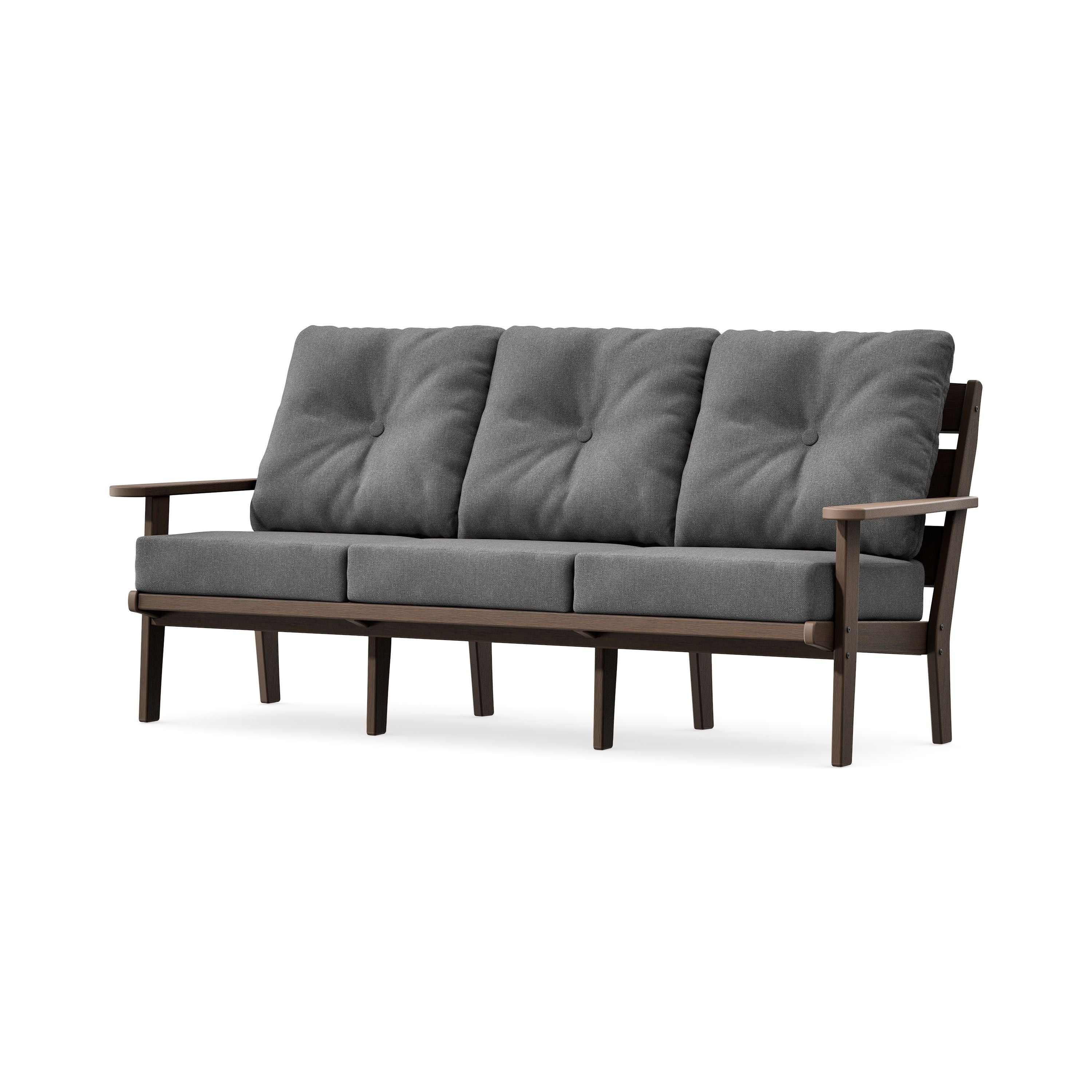 Lakeside Deep Seating Sofa in Kona / Ash Charcoal