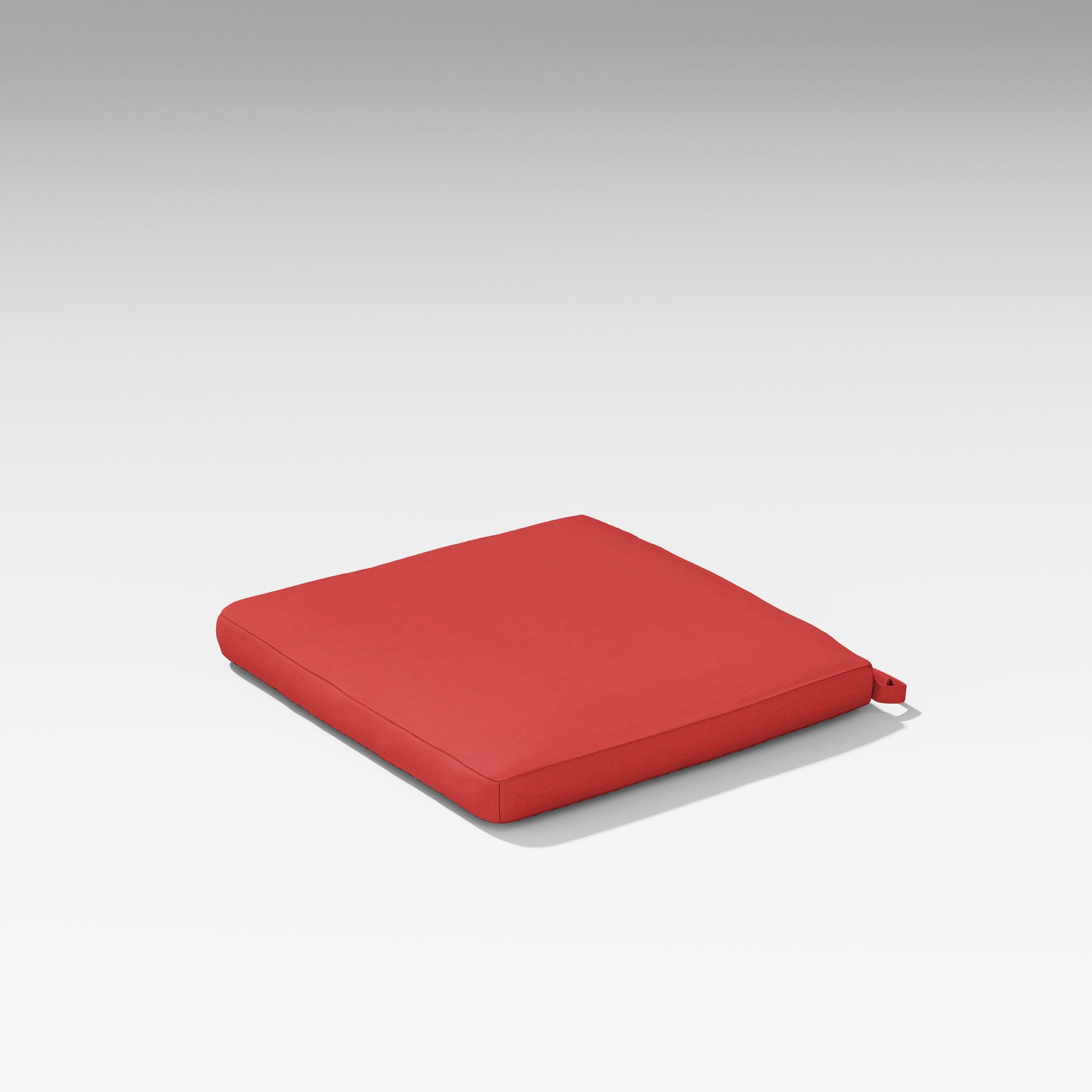 Elevate Dining Chair Quick-Dry Seat Pad in Crimson Linen