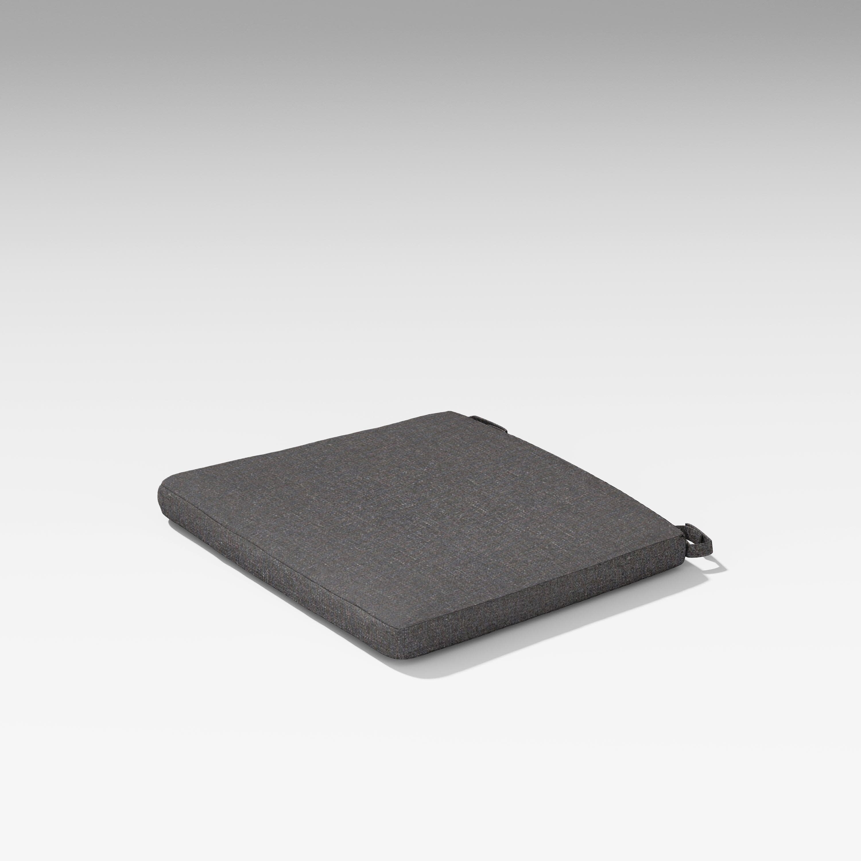 Latitude Dining Chair Quick-Dry Seat Pad in Ash Charcoal