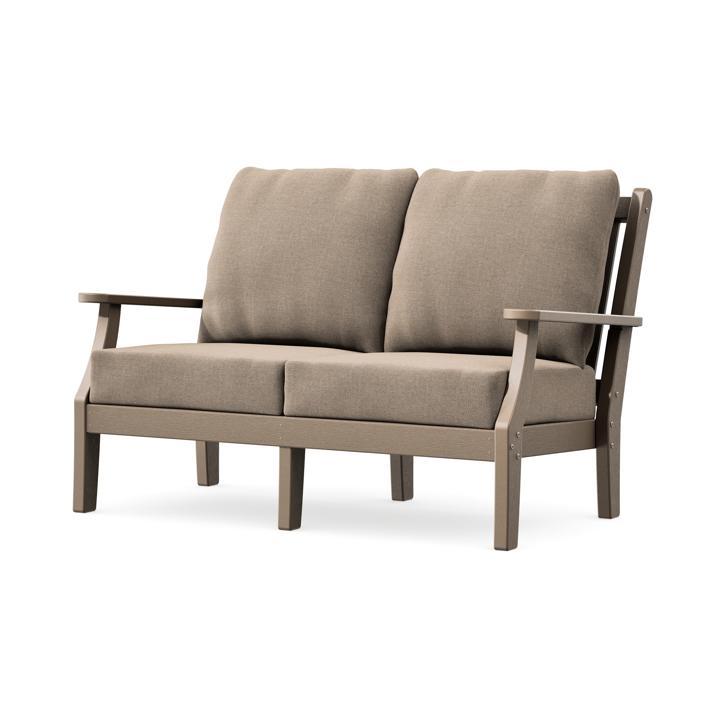 Wovendale Deep Seating Loveseat in Vintage Sahara / Spiced Burlap