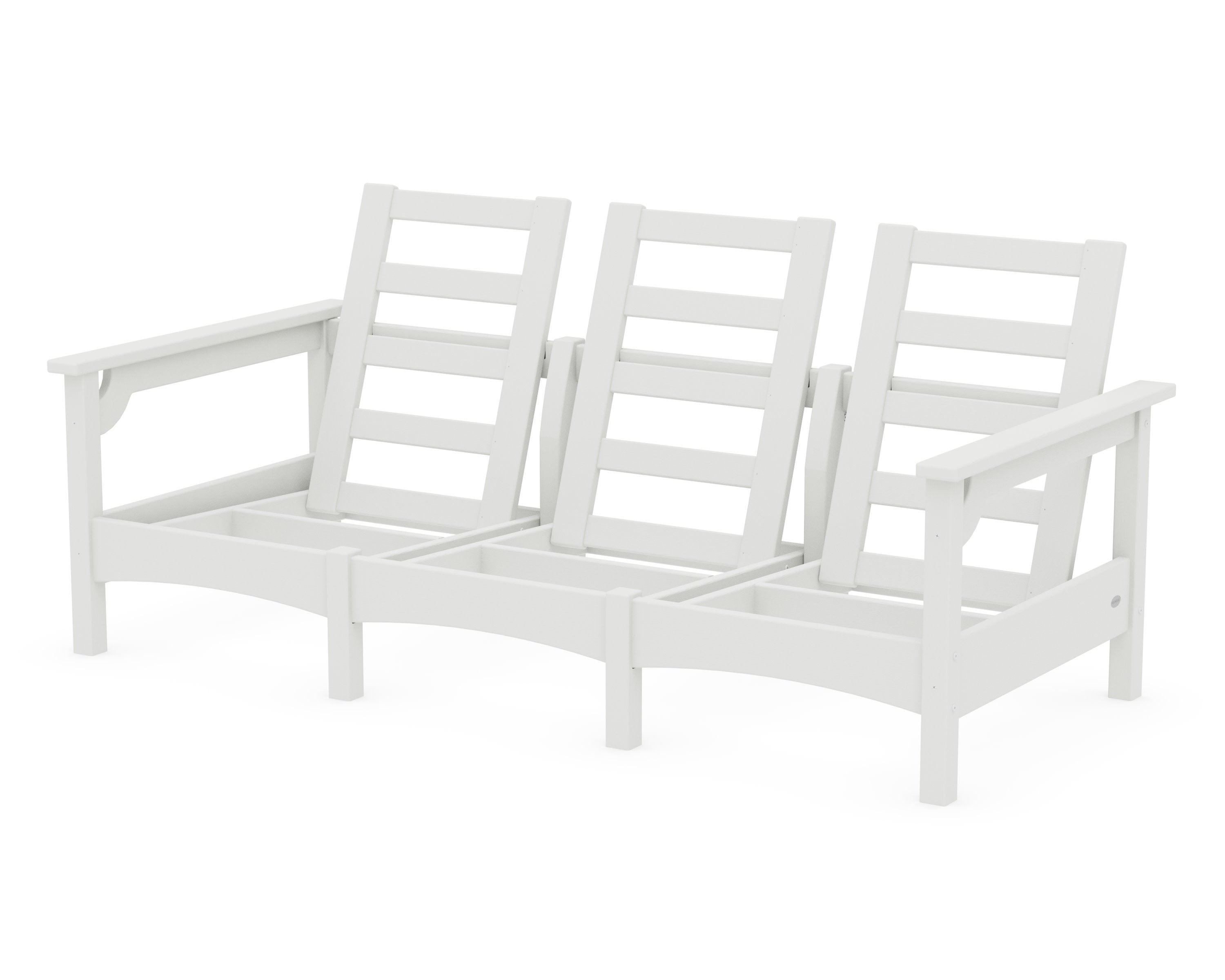 Club Sofa Frame in Vintage White