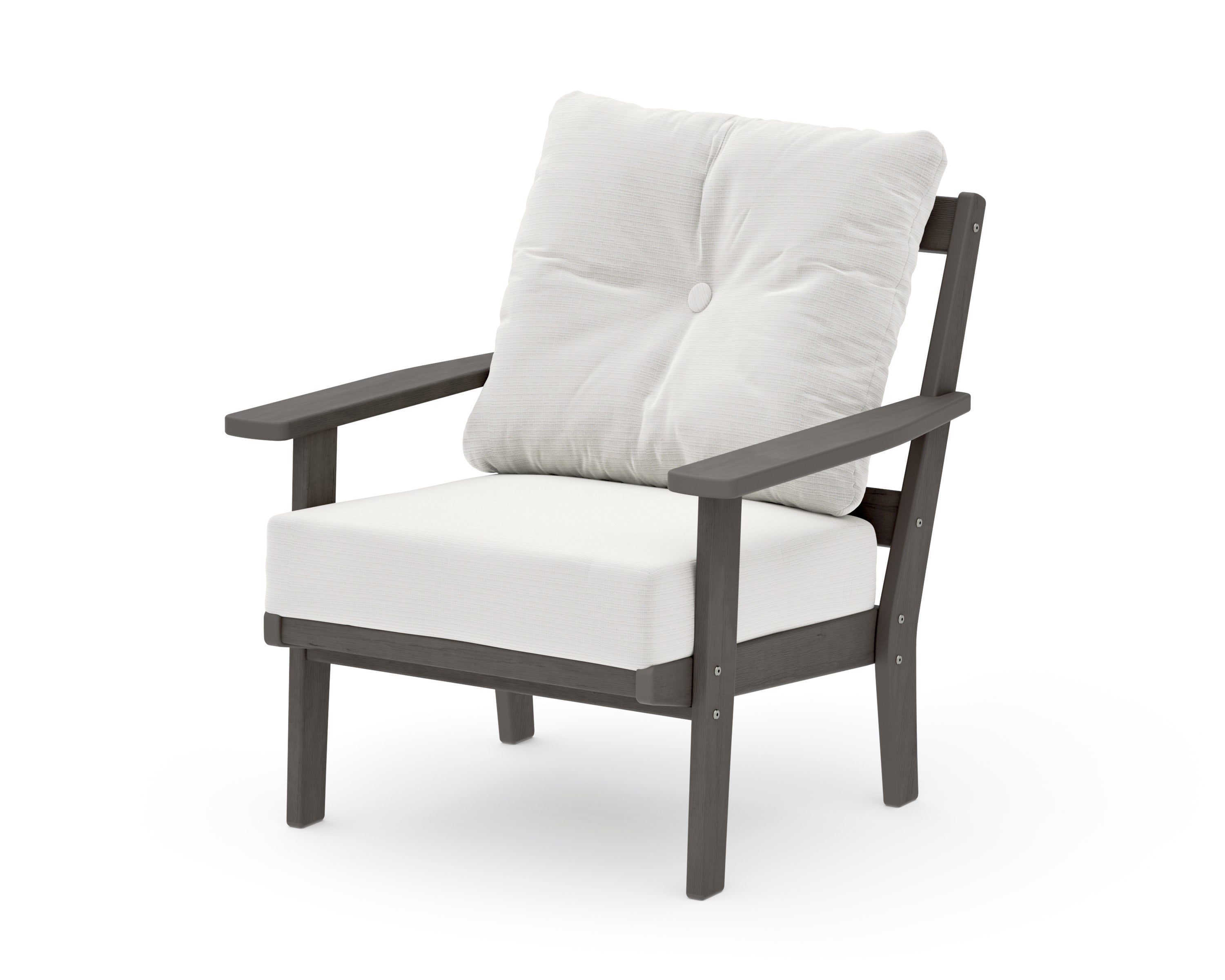 Oxford Deep Seating Chair in Driftwood / Natural Linen