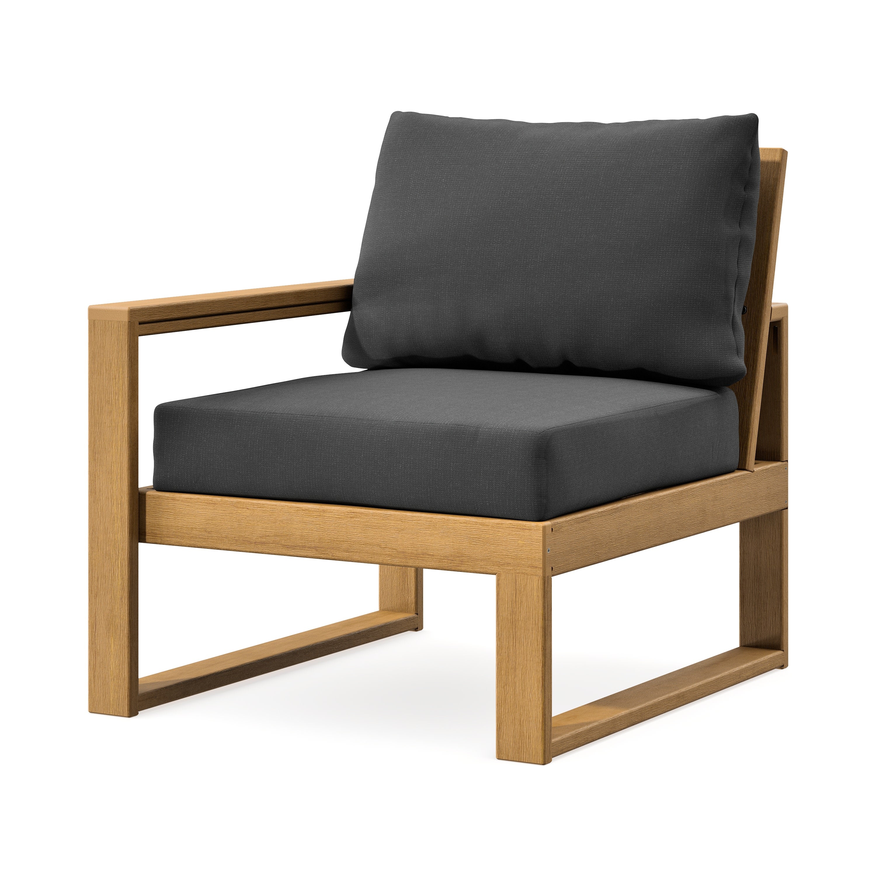 EDGE Modular Left Arm Chair in Natural / Spectrum Carbon