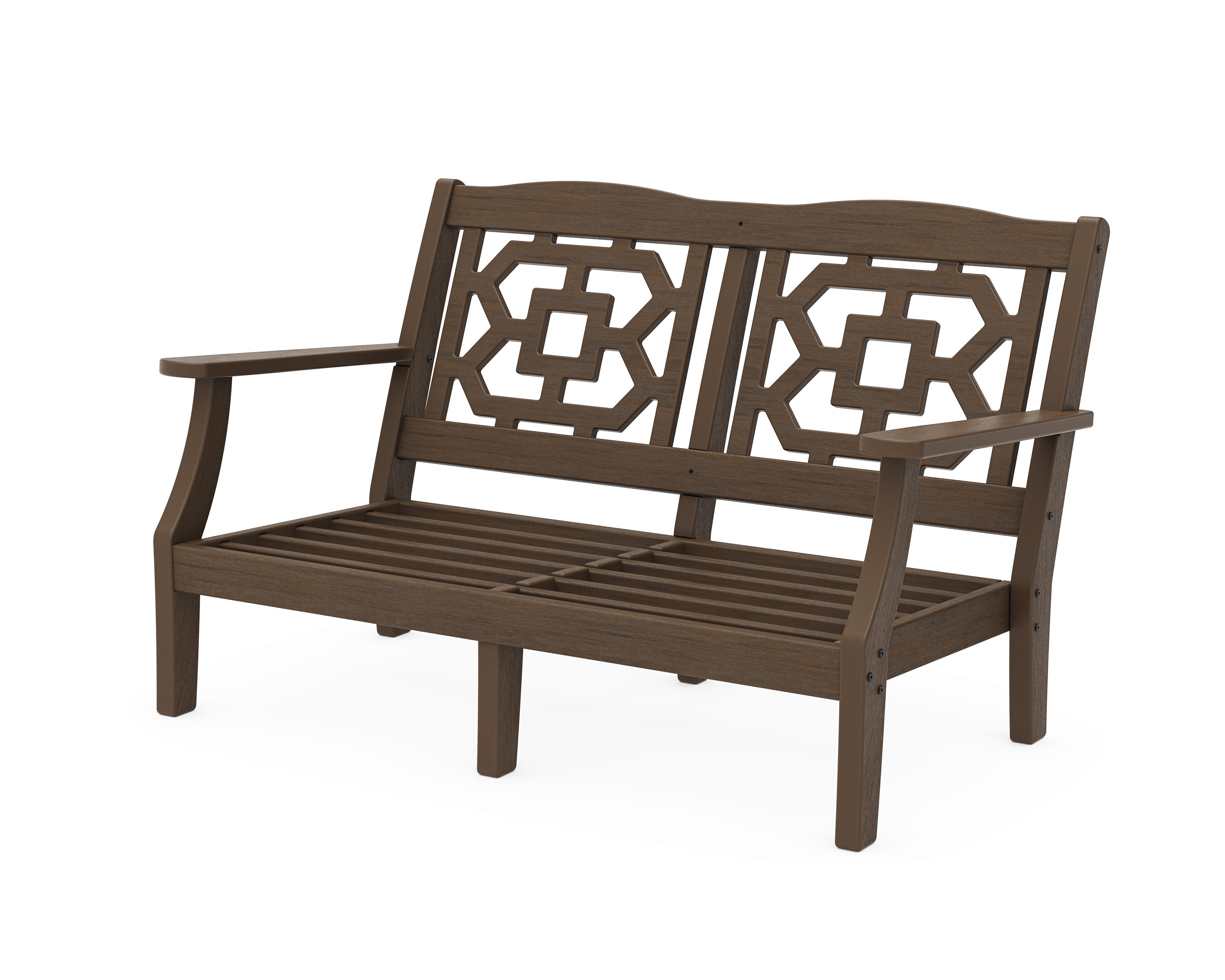 Chinoiserie Deep Seating Loveseat Frame in Kona