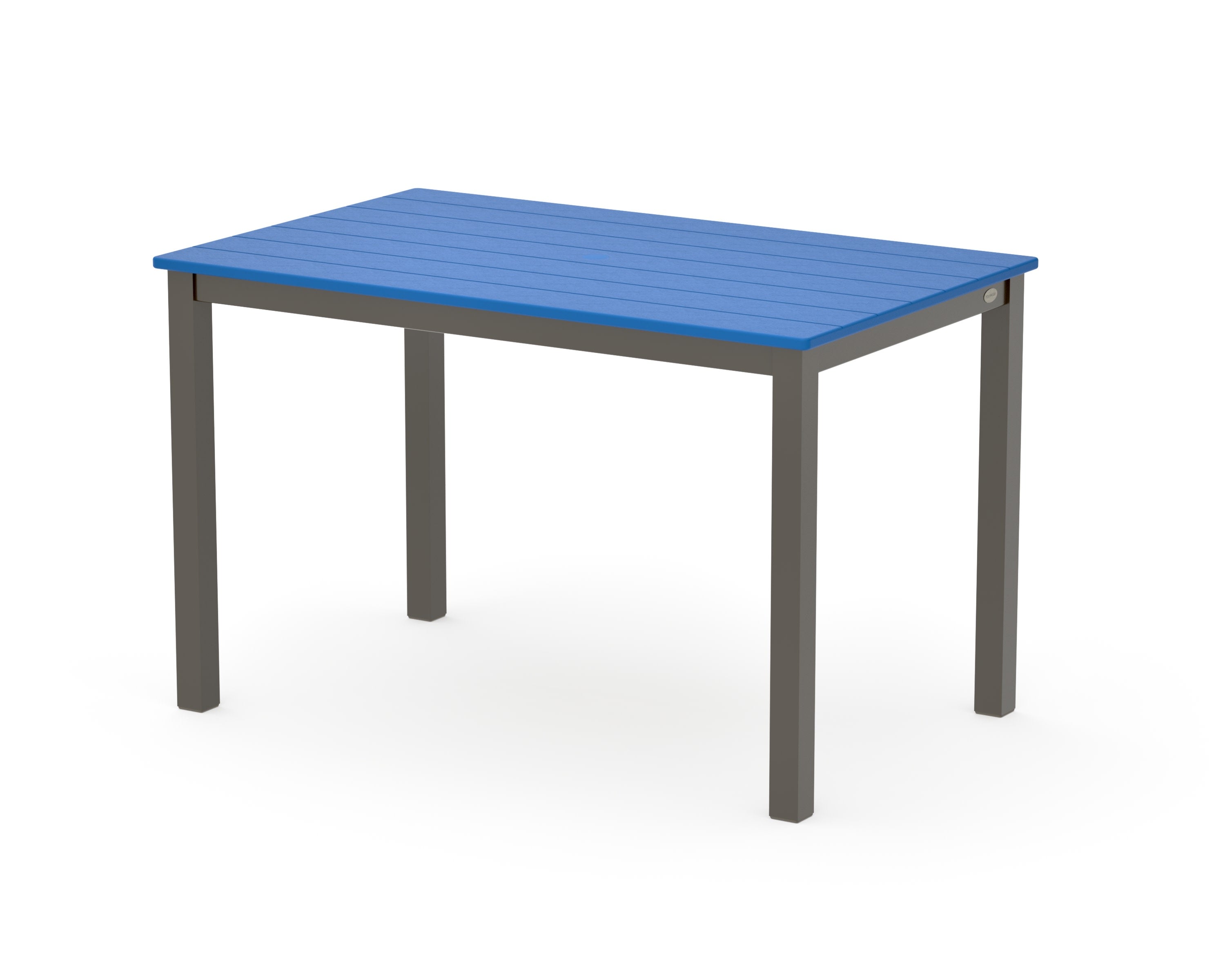 Main Street 30 x 48 Dining Table in Bronze / Pacific Blue