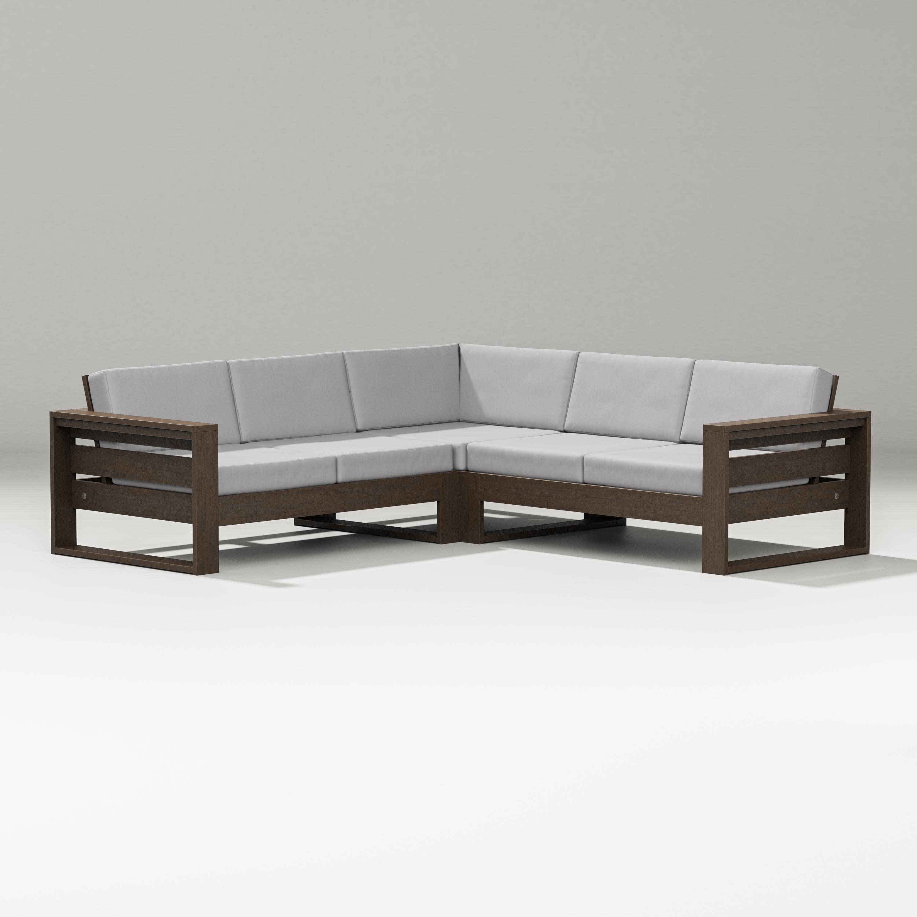 Latitude Corner Sectional in Kona / Granite