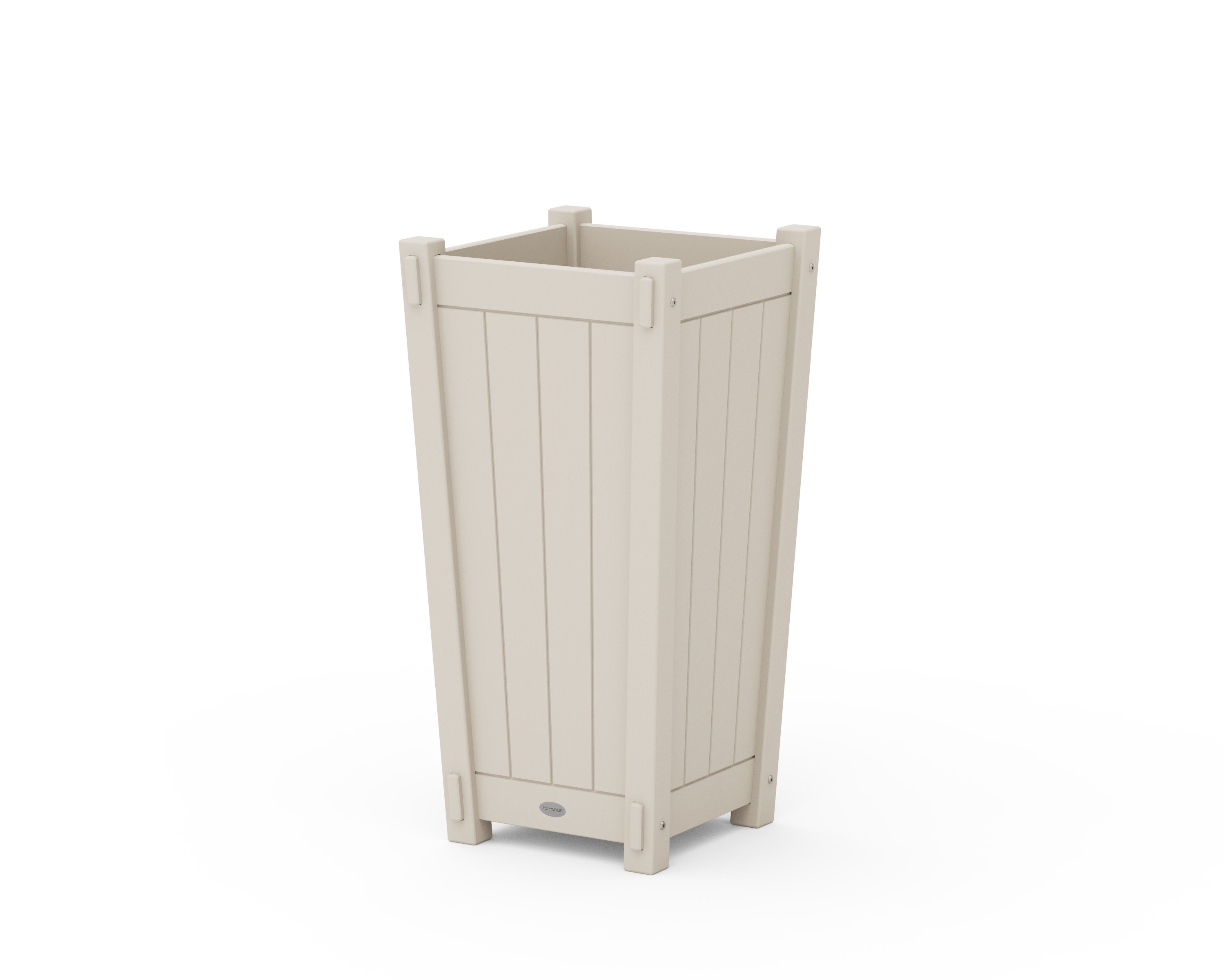 Vineyard Tapered Square Planter Box in Sand
