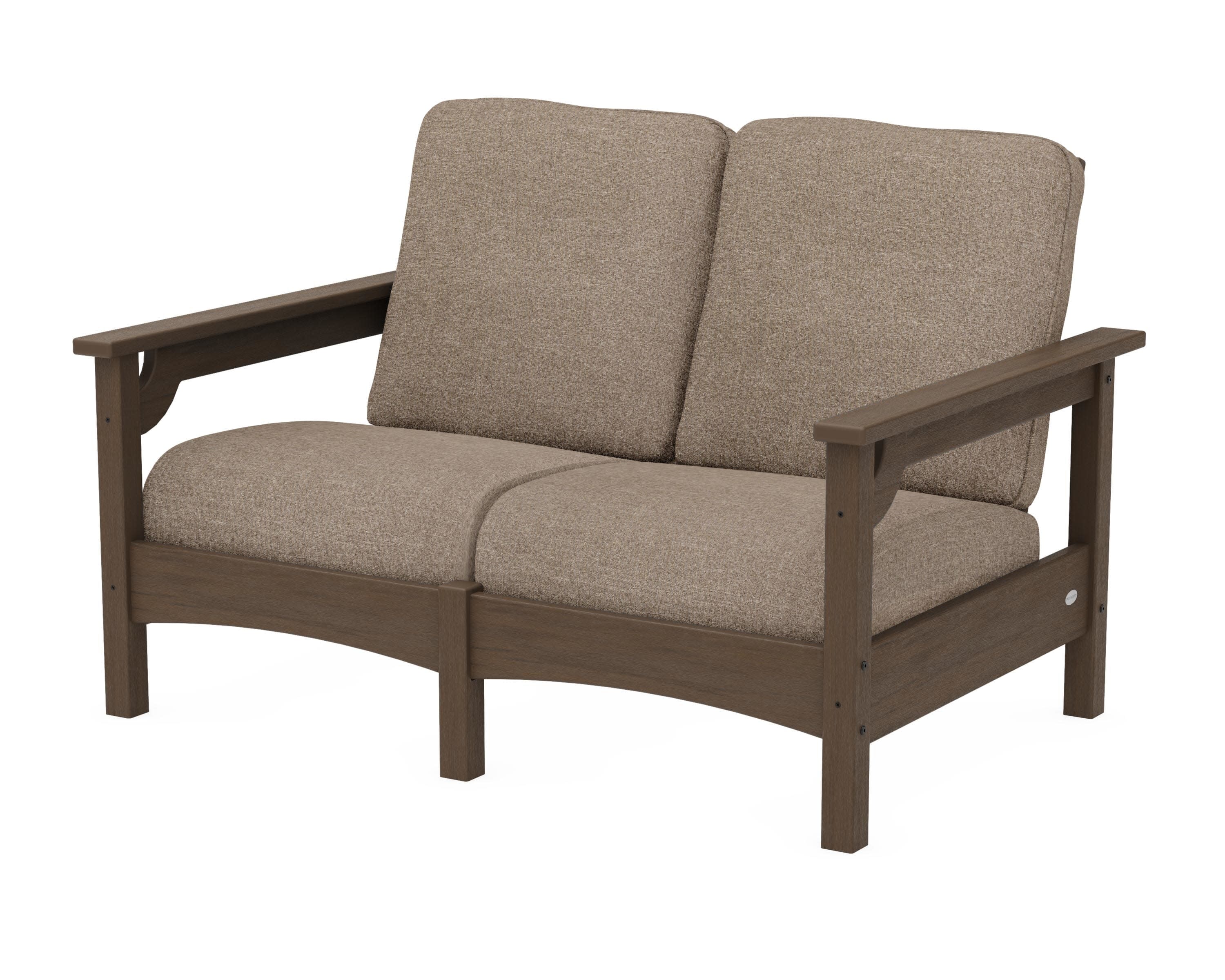 Club Loveseat in Kona / Spiced Burlap