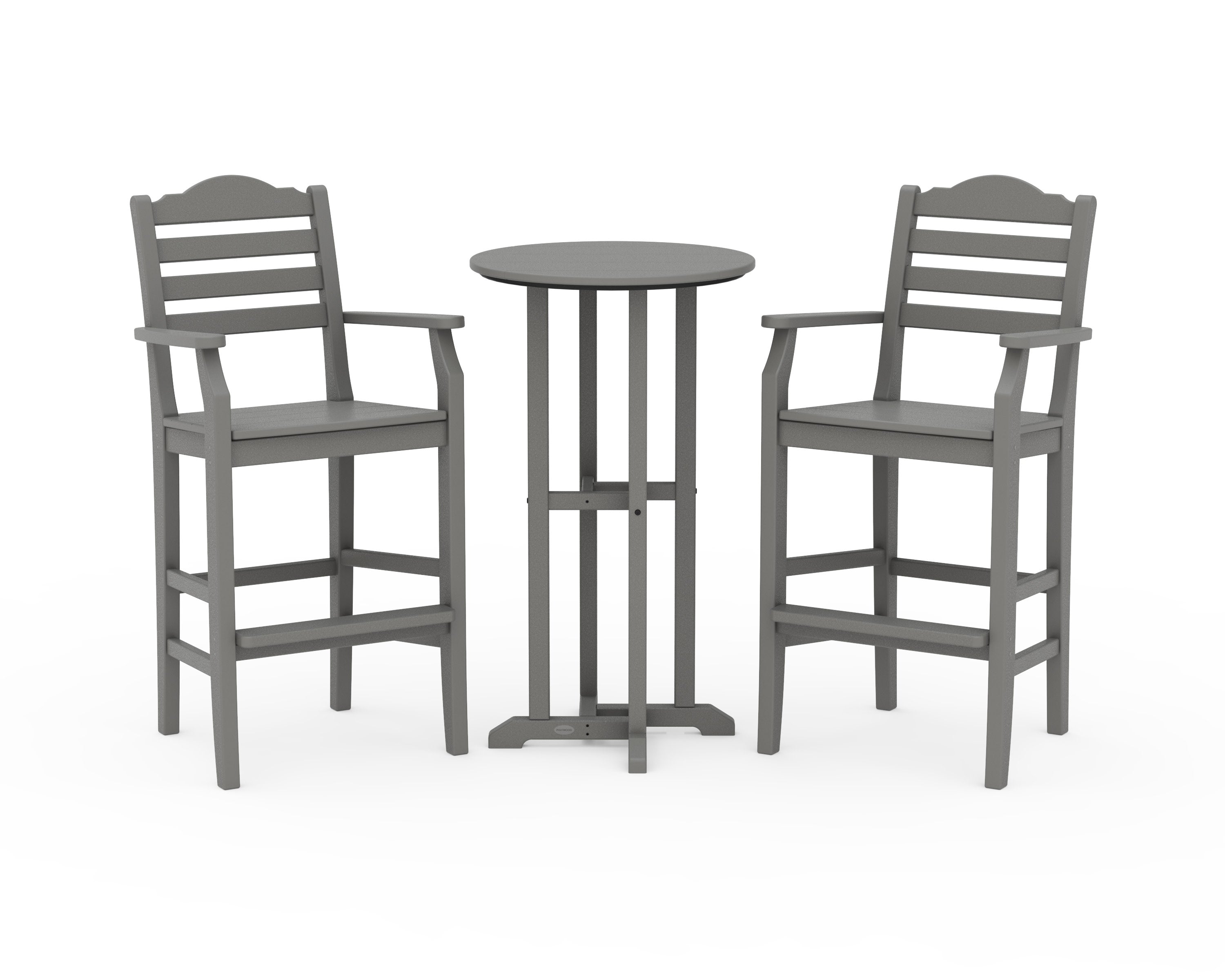 Savannah 3-Piece Farmhouse Bar Set in Slate Grey