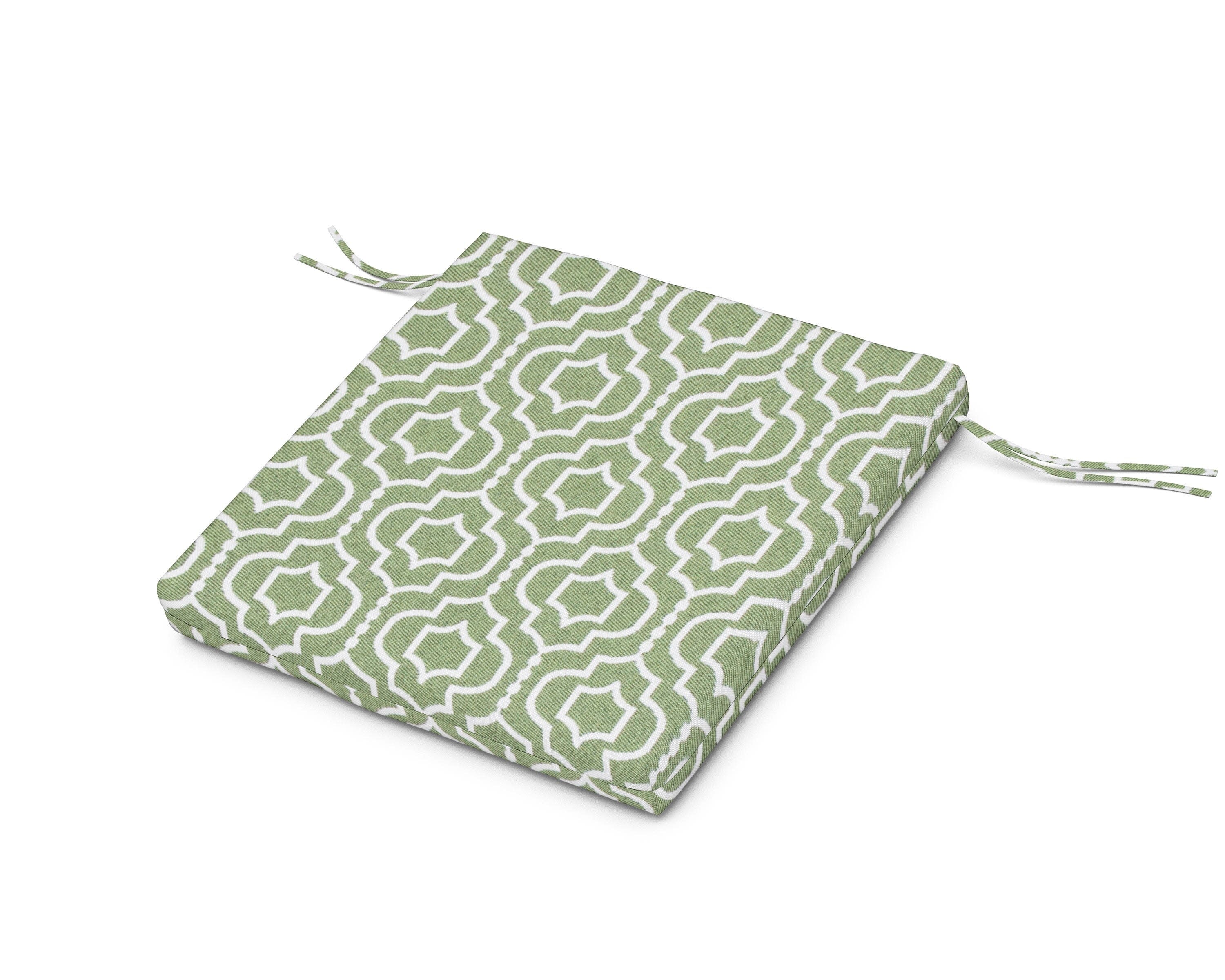 Seat Cushion - 20"D x 20"W x 2.5"H in Tensil Moss